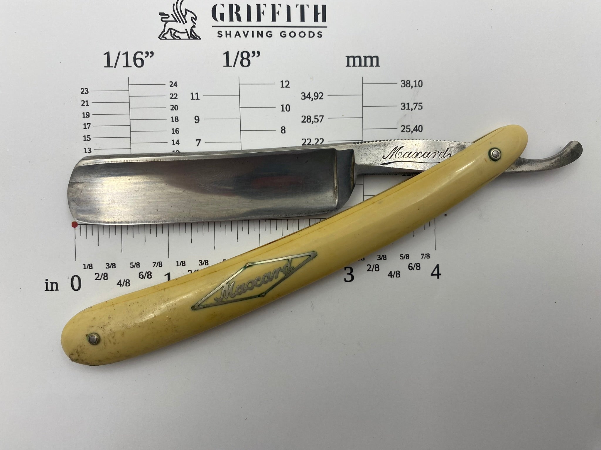 Vintage Maxard German Straight Razor for Restoration