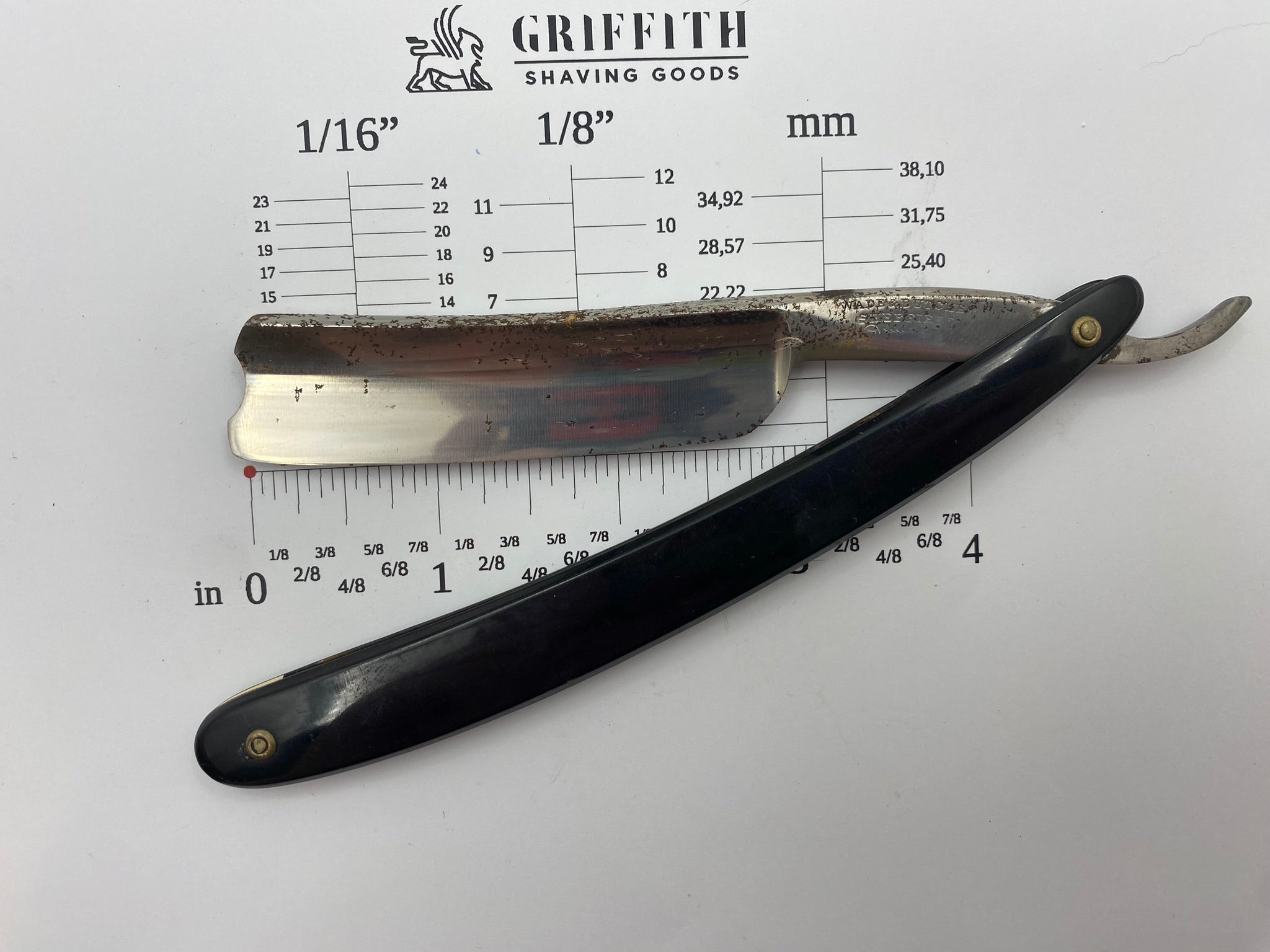 Vintage Wade & Butcher English Straight Razor for Restoration