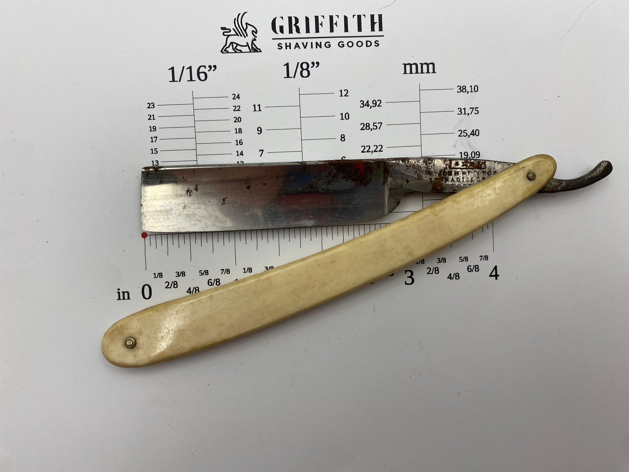 Vintage John Heiffor English Straight Razor for Restoration