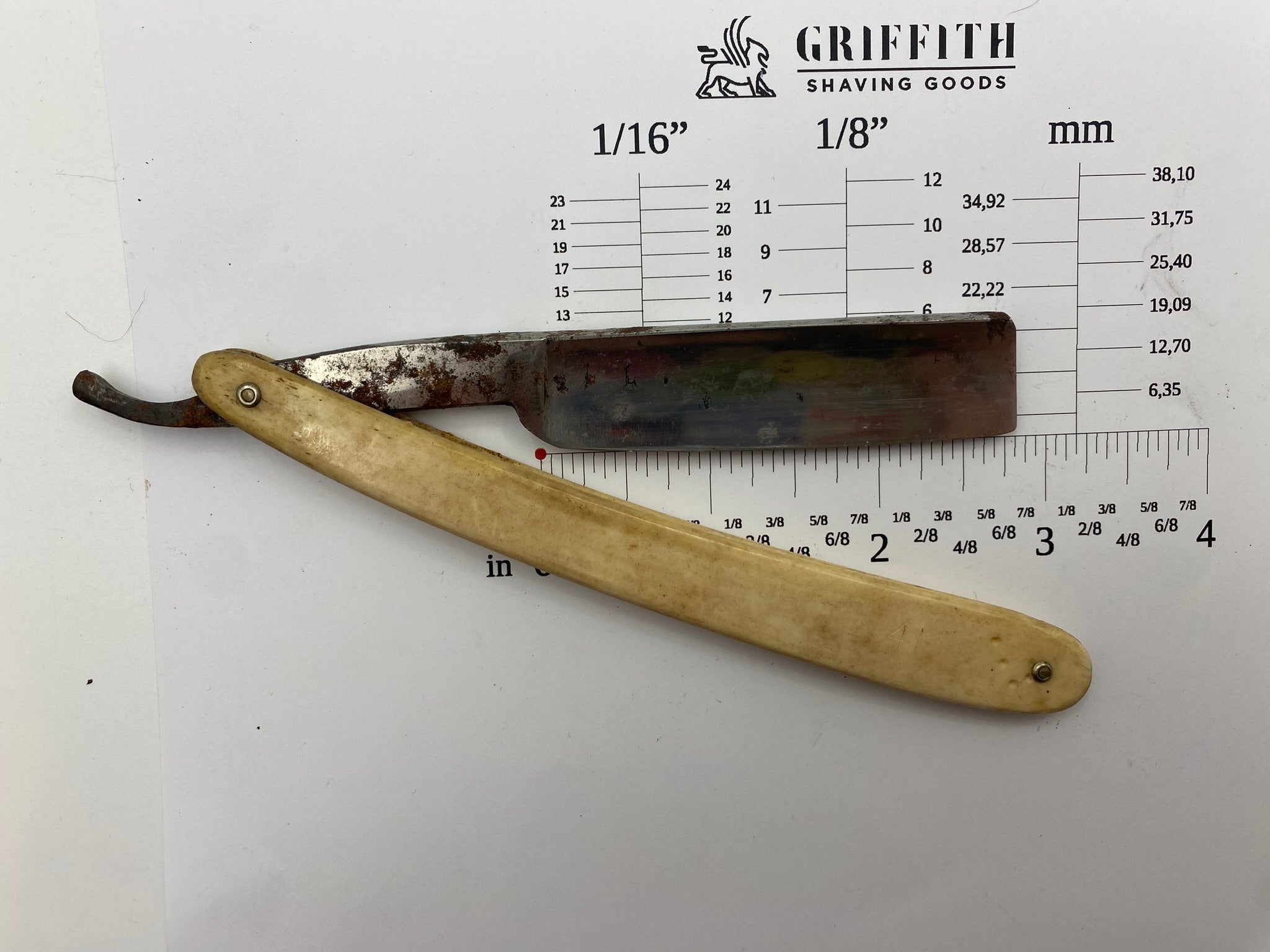 Vintage John Heiffor English Straight Razor for Restoration