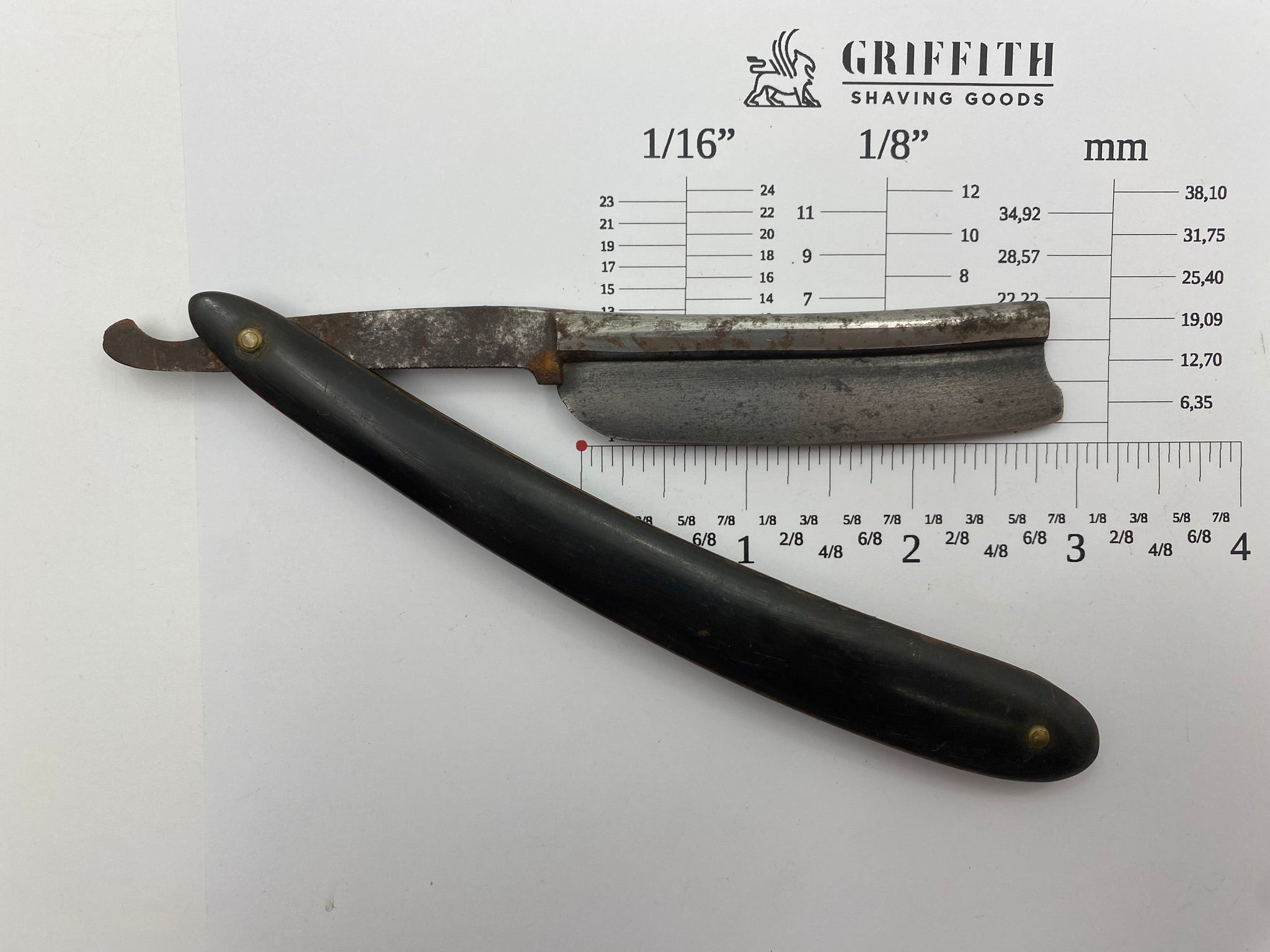 Vintage George Wostenholm & Sons Straight Razor for Restoration