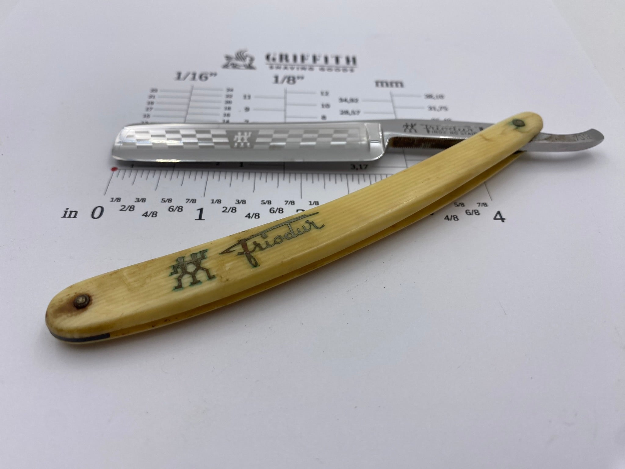 Vintage Henckels Friodur German Straight Razor for Restoration