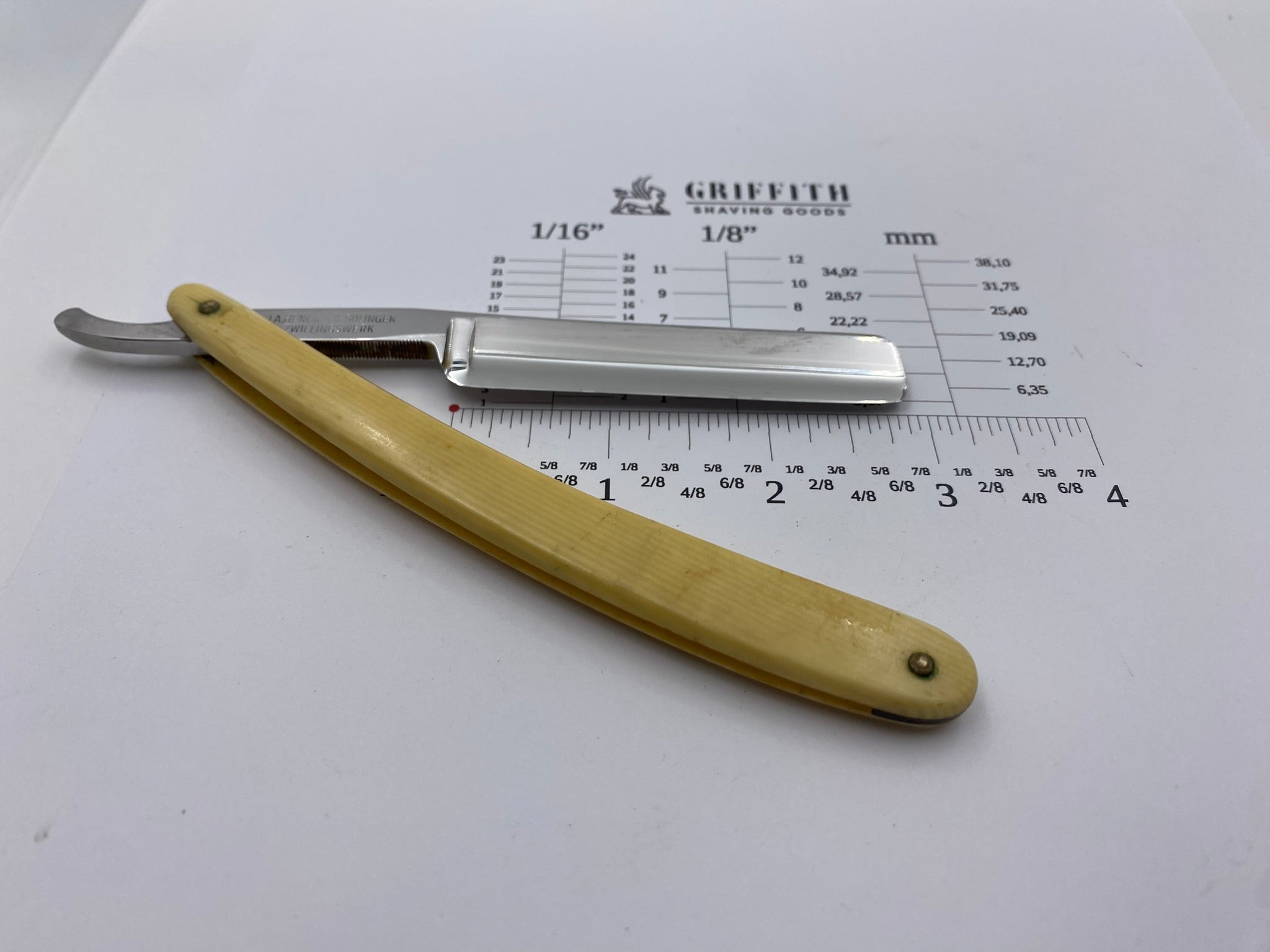 Vintage Henckels Friodur German Straight Razor for Restoration