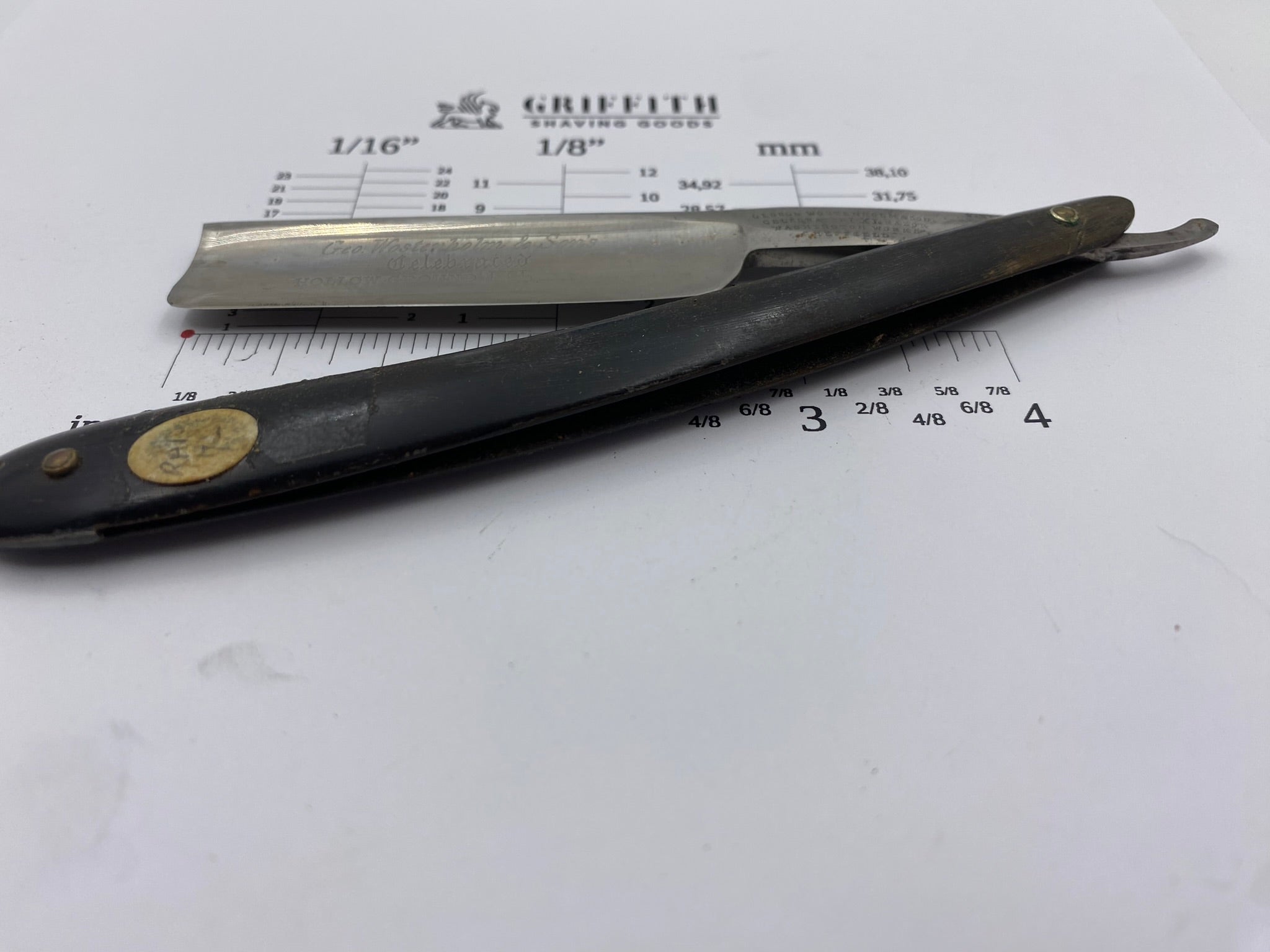 Vintage George Wostenholm & Sons Straight Razor for Restoration