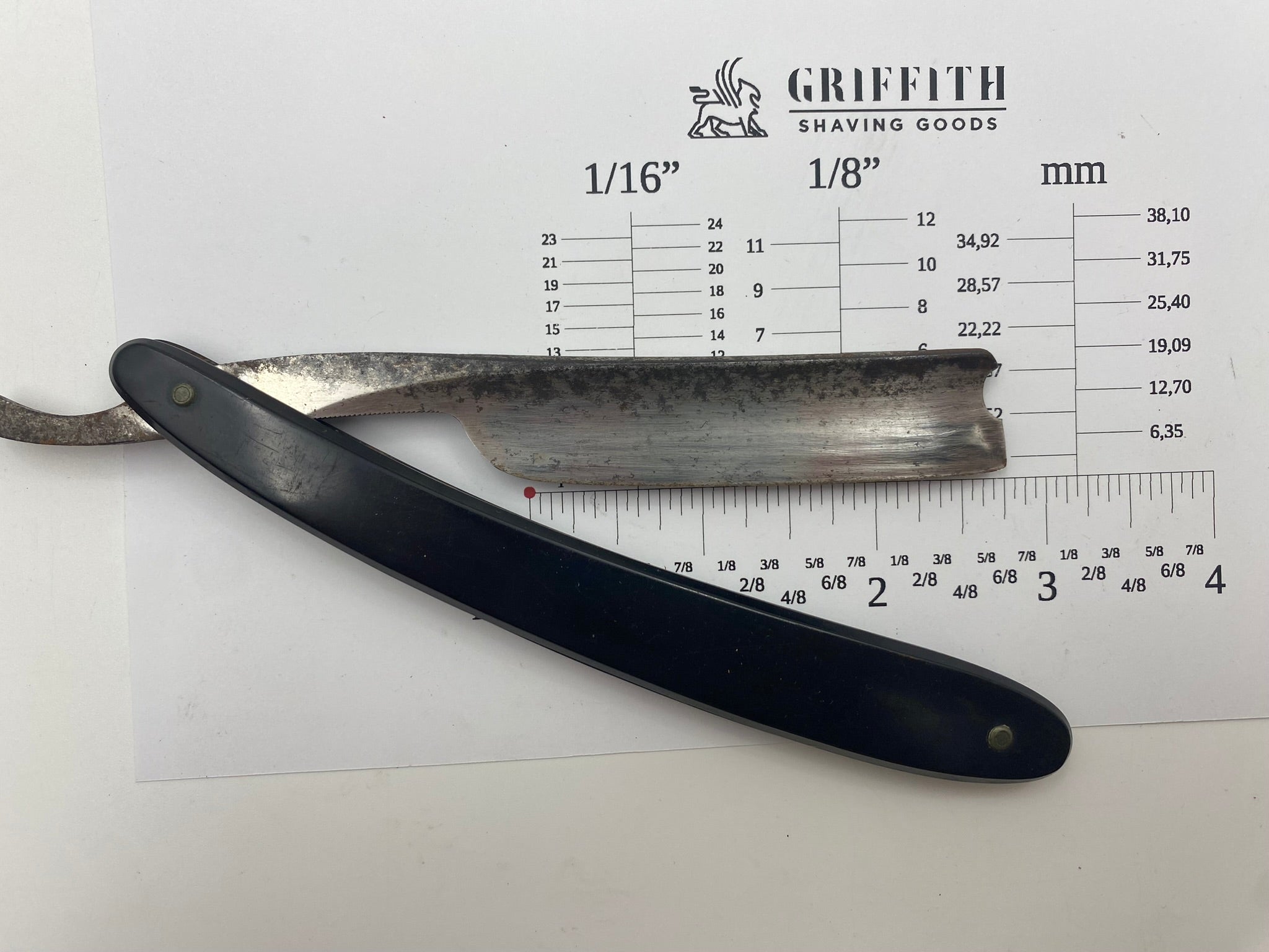 Vintage Waterville Cutlery American Straight Razor for Restoration