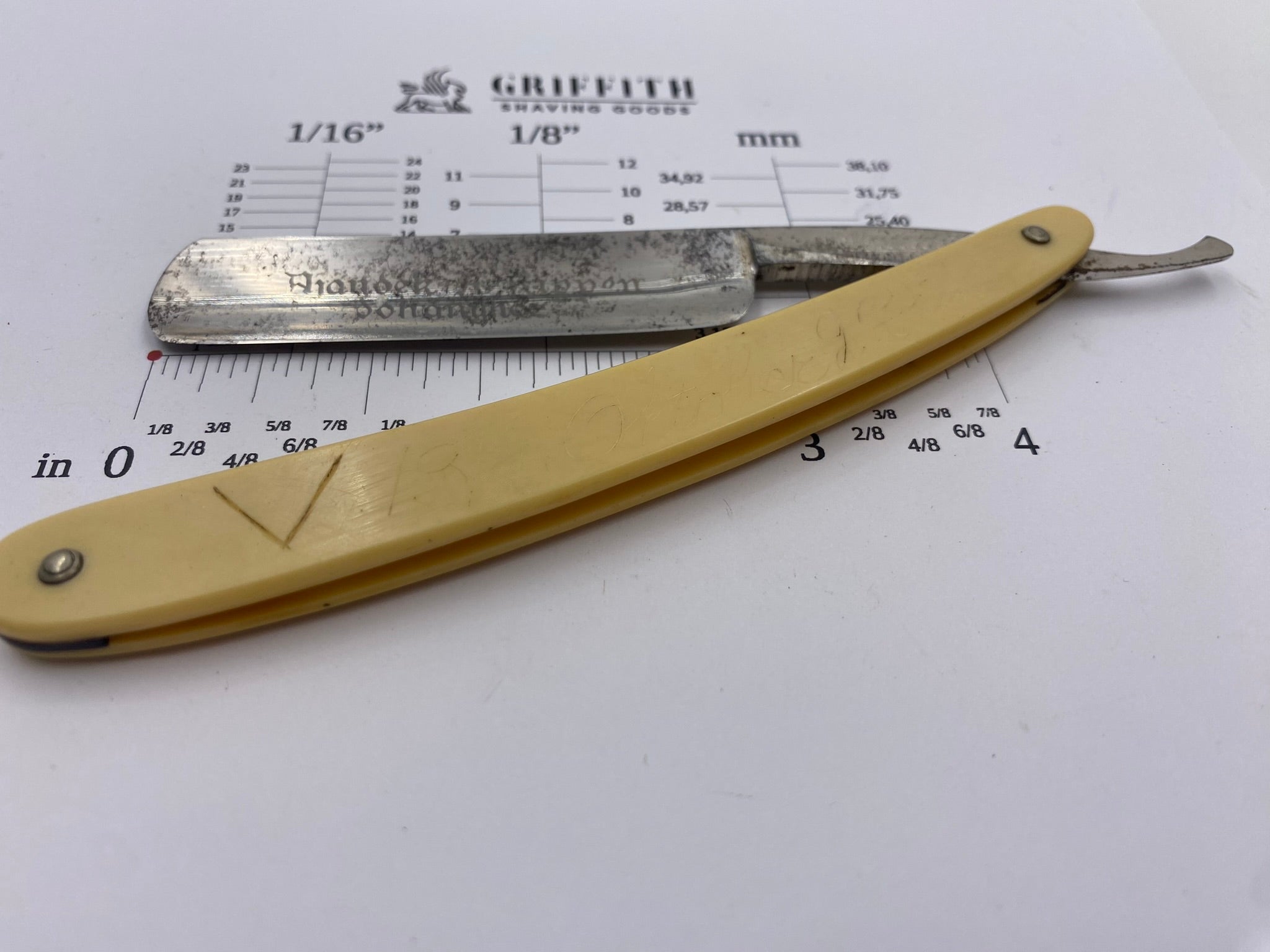 Vintage Claus American Straight Razor for Restoration