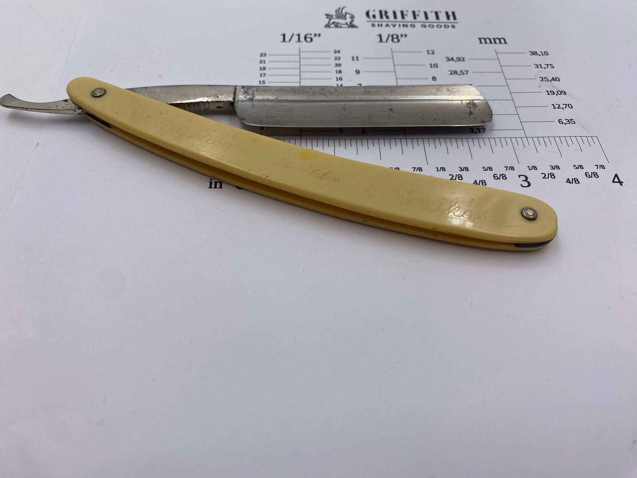 Vintage Claus American Straight Razor for Restoration