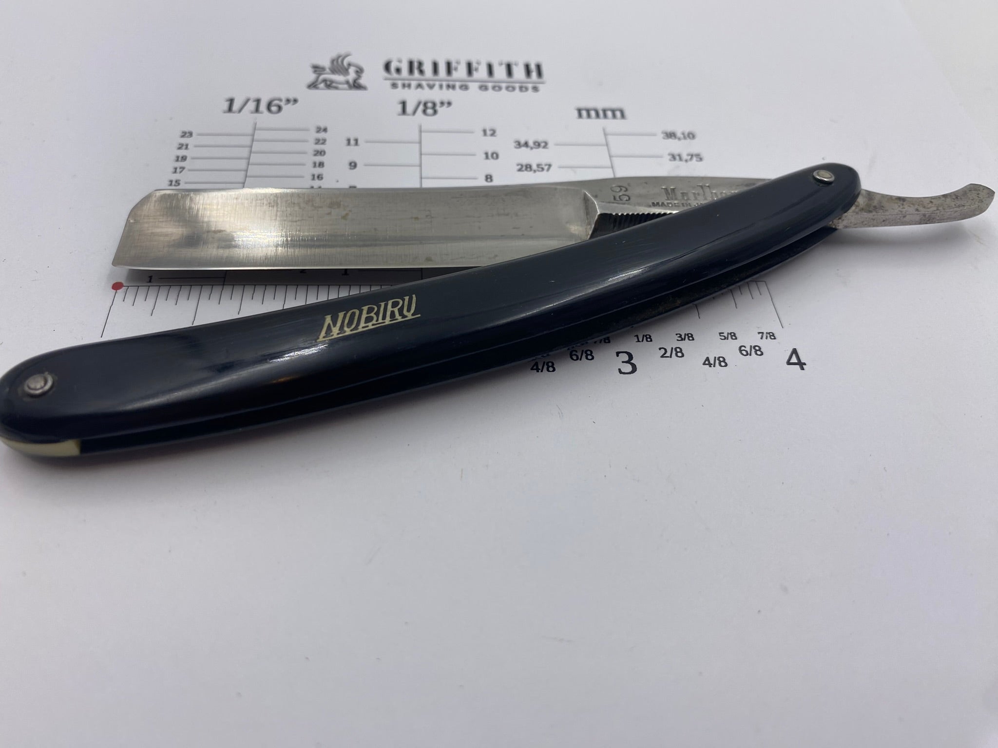 Vintage Marlboro Japanese Straight Razor for Restoration