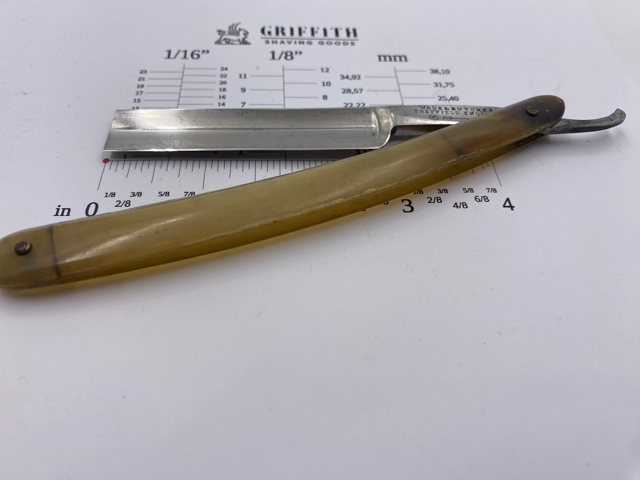 Vintage Wade & Butcher English Straight Razor for Restoration