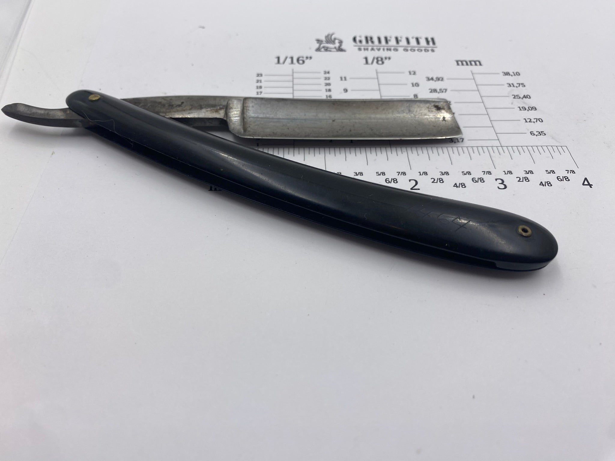 Vintage J.M. Schmid Providence English Made? Straight Razor for Restoration