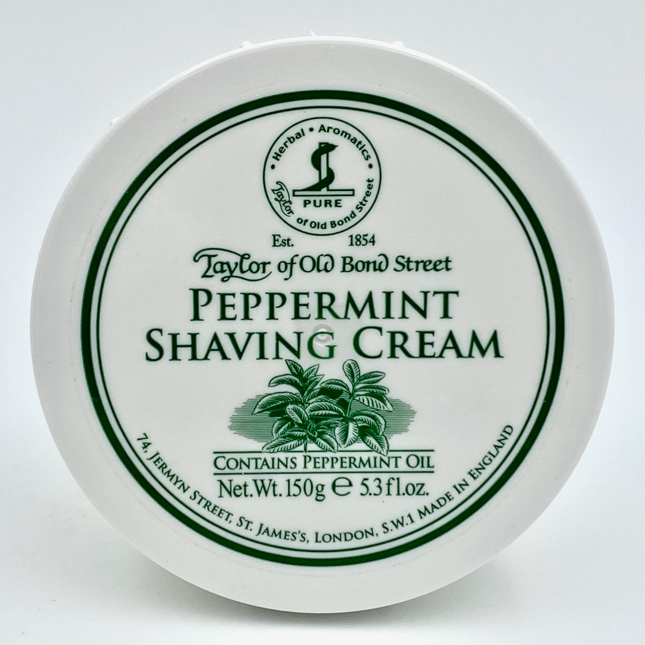 Taylor of Old Bond Street Peppermint Shaving Cream Bowl 150g (5.3 oz)