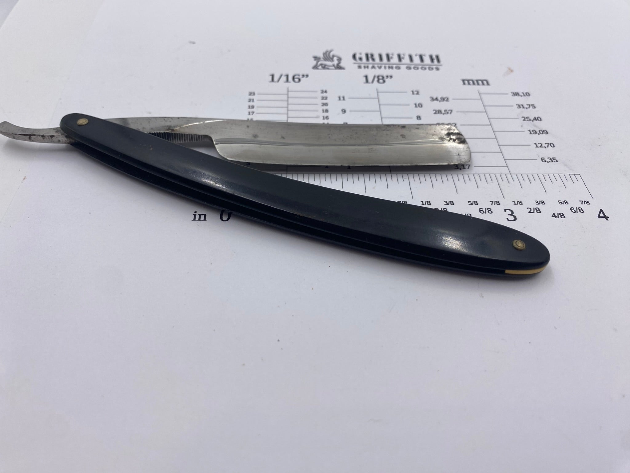 Vintage Hibbard, Spencer, Bartlett & Co. German Straight Razor for Restoration