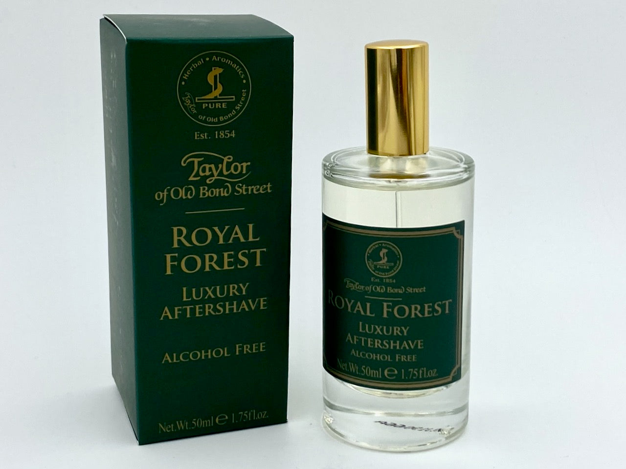 Taylor of Old Bond Street Royal Forest Alcohol Free Aftershave Lotion for Sensitive Skin- 50ml (1.75 fl. oz)