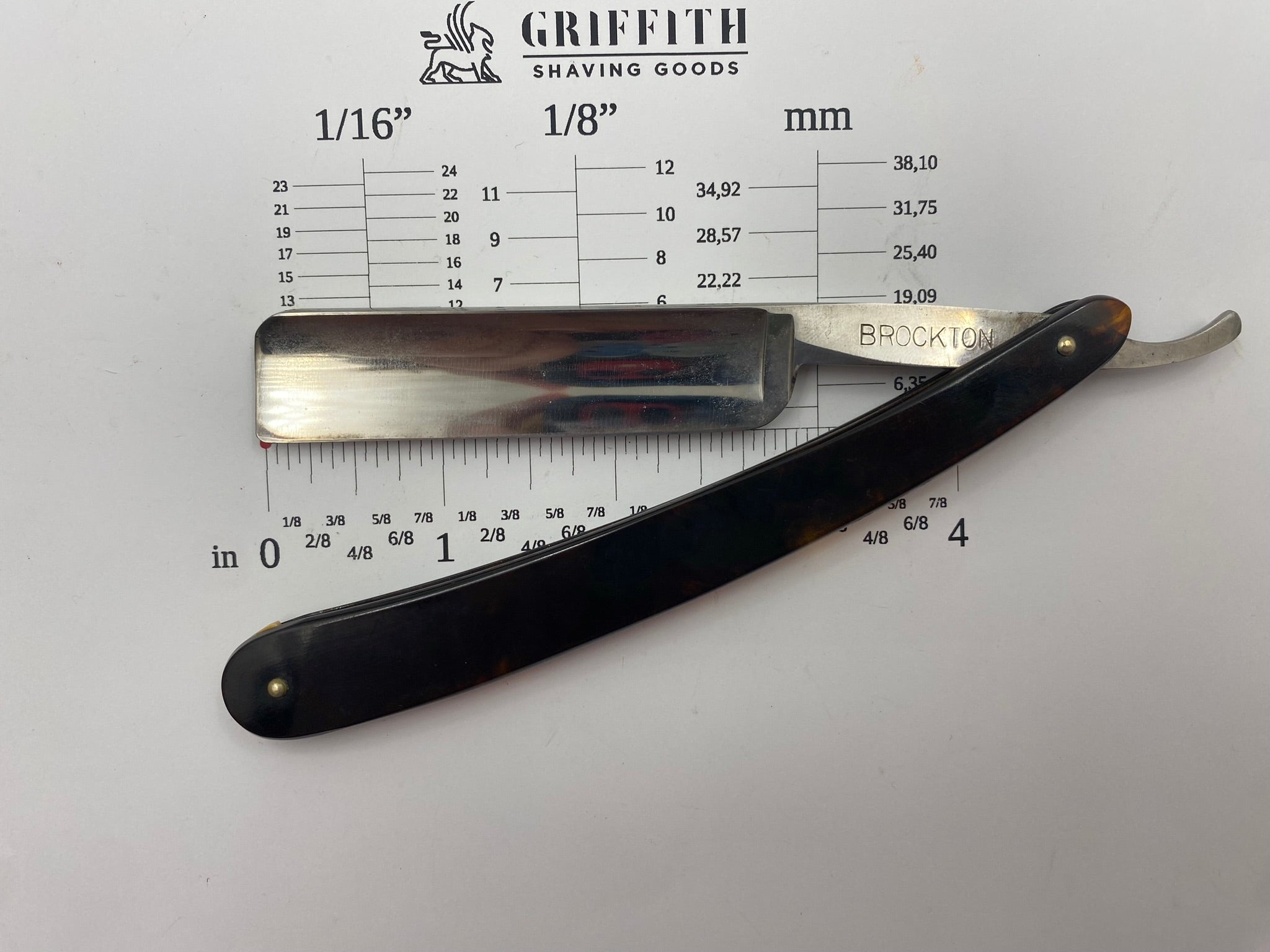 Vintage Brockton American Straight Razor for Restoration