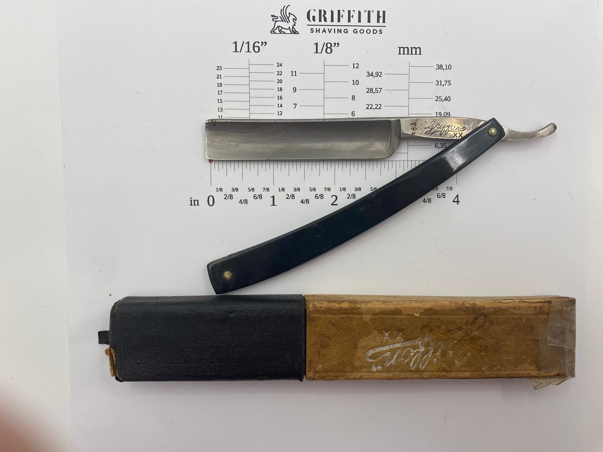 Vintage Griffon Germany Straight Razor for Restoration