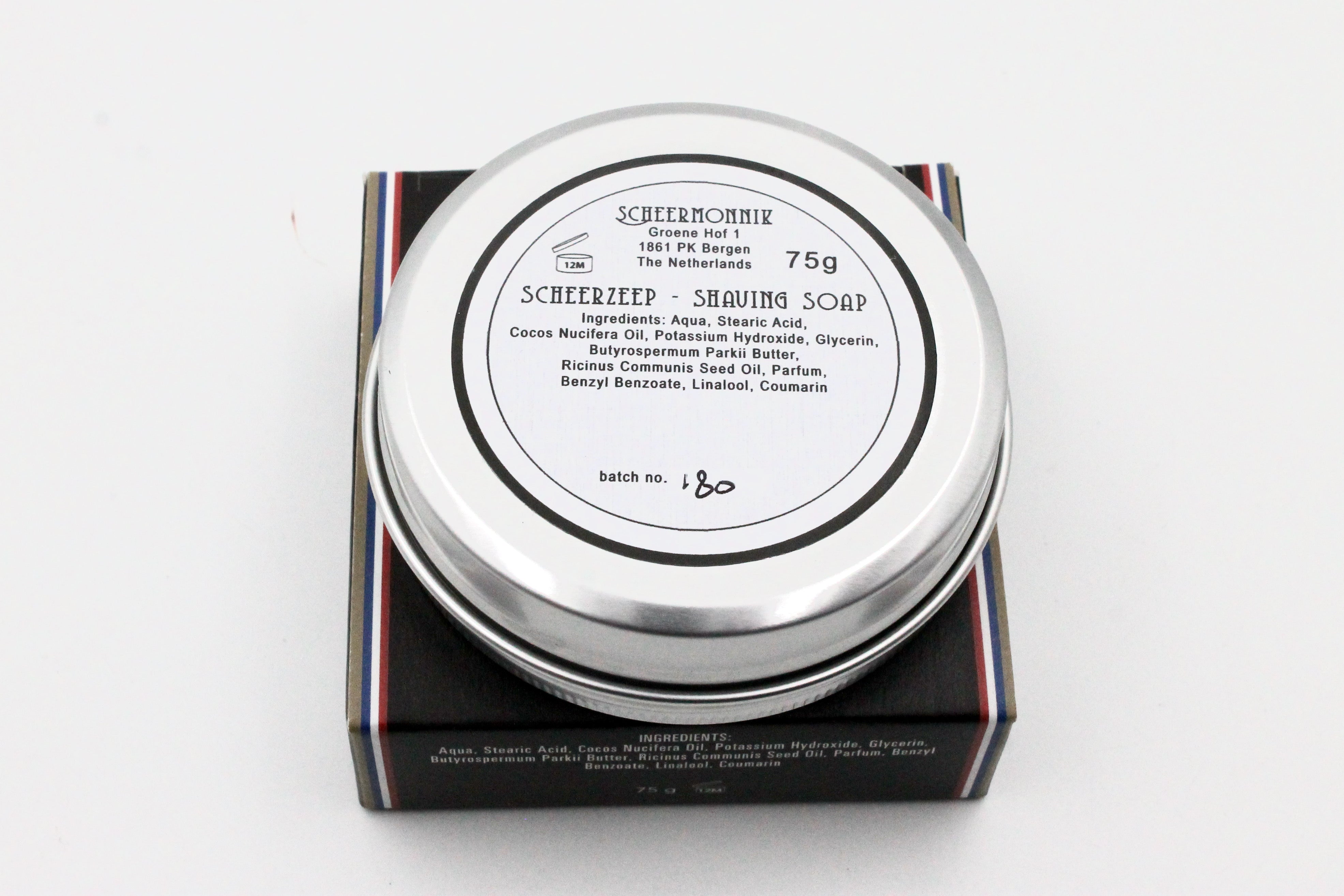 Scheermonnik Dutch Artisan Shaving Soap - Delftse Donderslag (Thunderclap) - 75g (2.6oz)