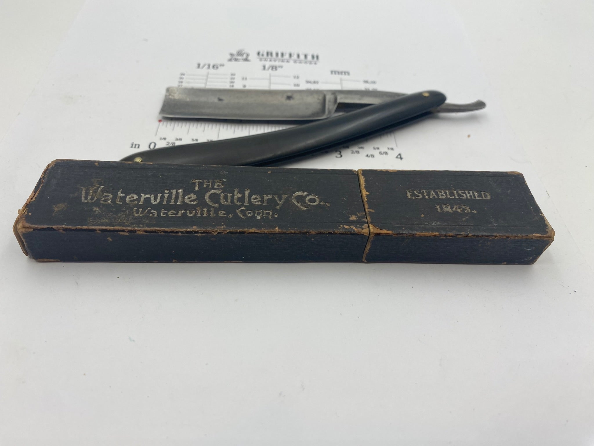 Vintage Waterville Cutlery American Straight Razor for Restoration