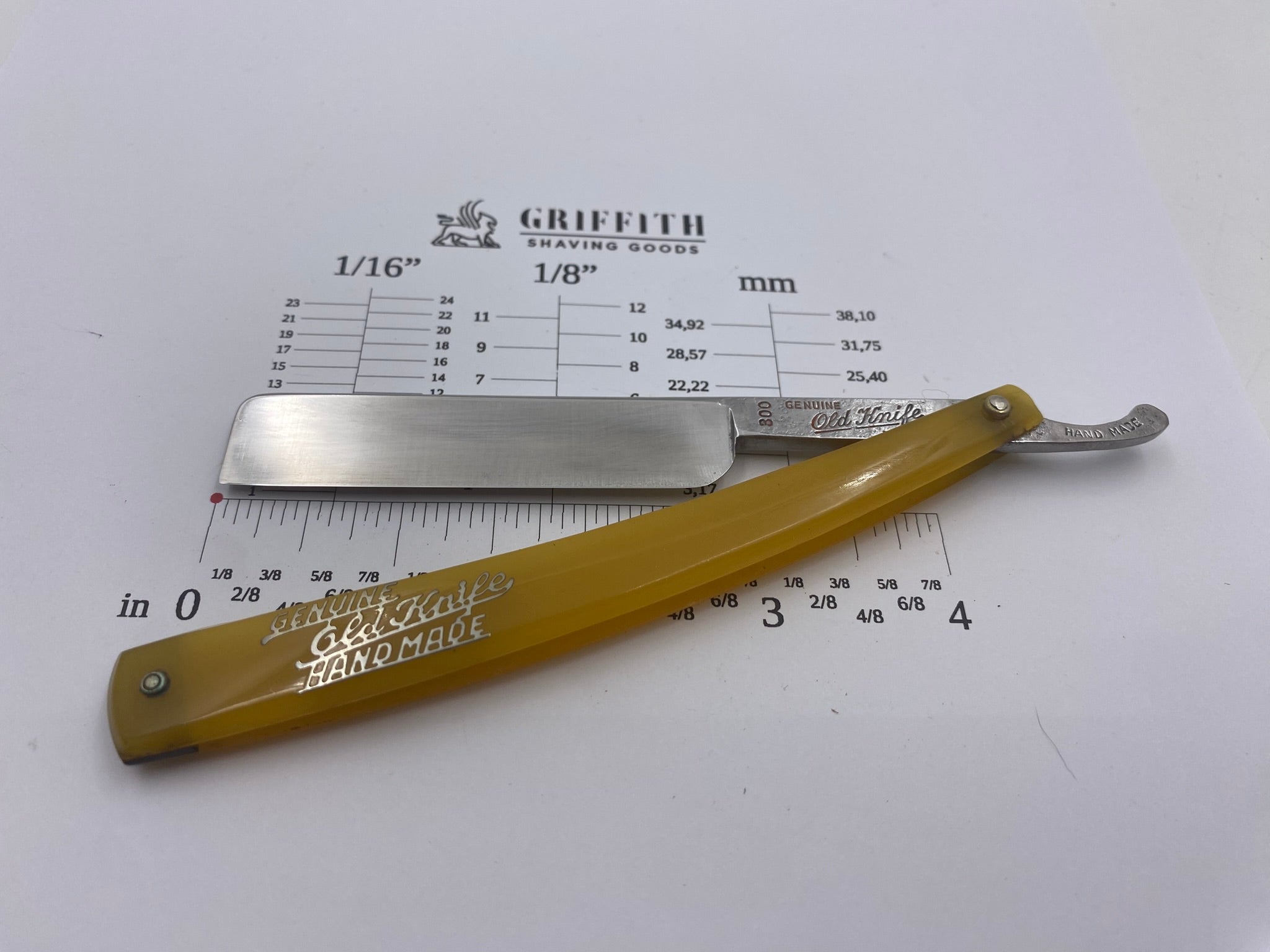 Vintage "The Old Knife" German Straight Razor for Restoration