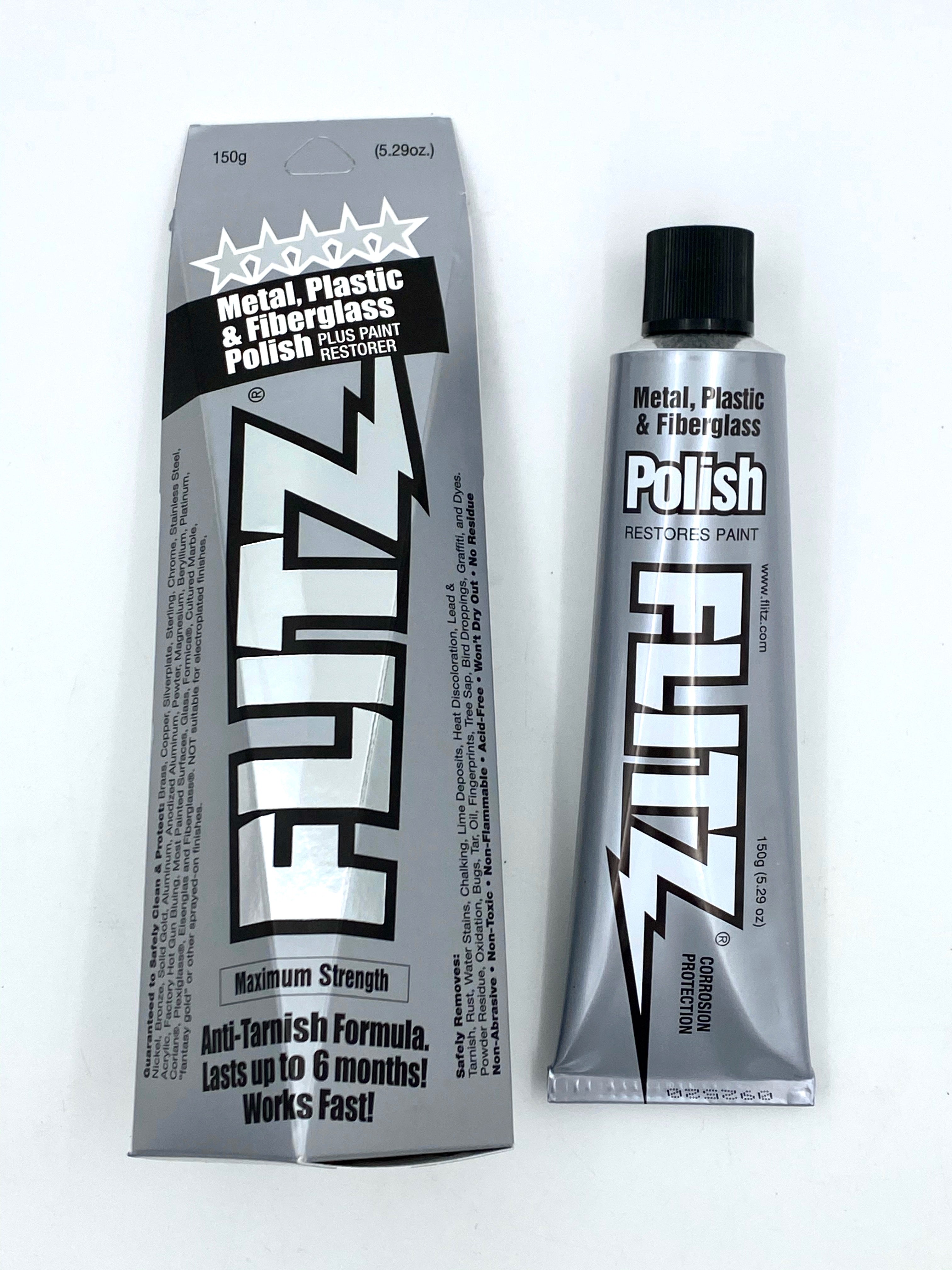 Flitz Premium Multipurpose Polishing & Cleaning Cream - 5.29 oz lg tube (150g)