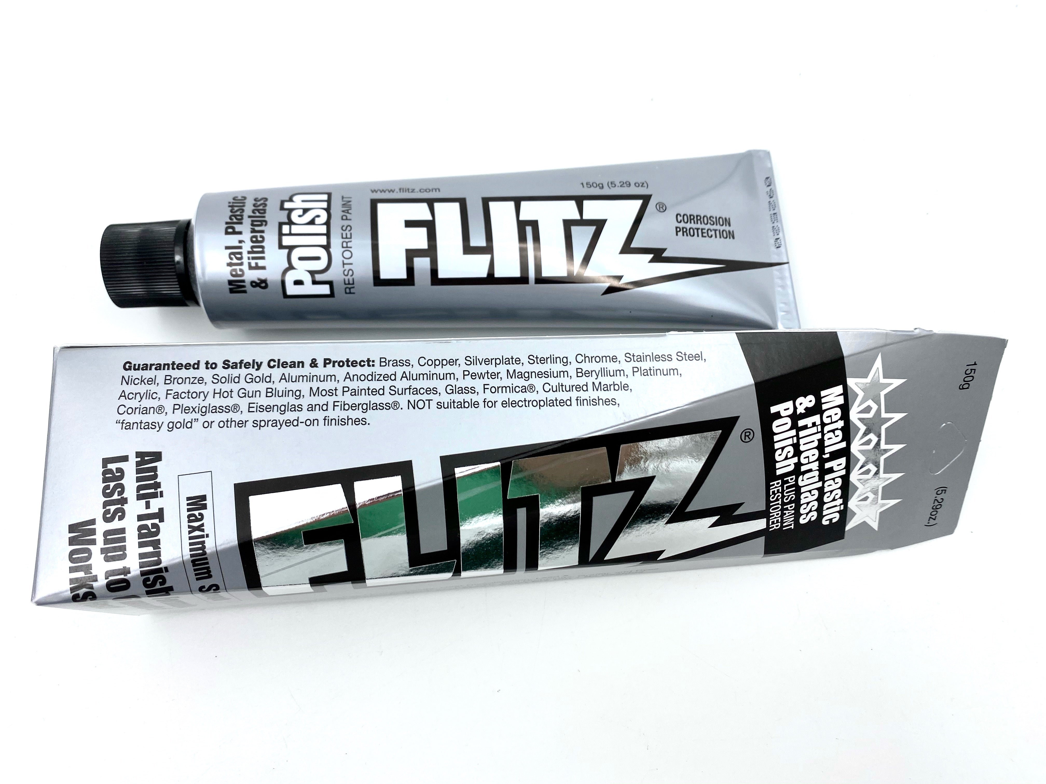 Flitz Premium Multipurpose Polishing & Cleaning Cream - 5.29 oz lg tube (150g)