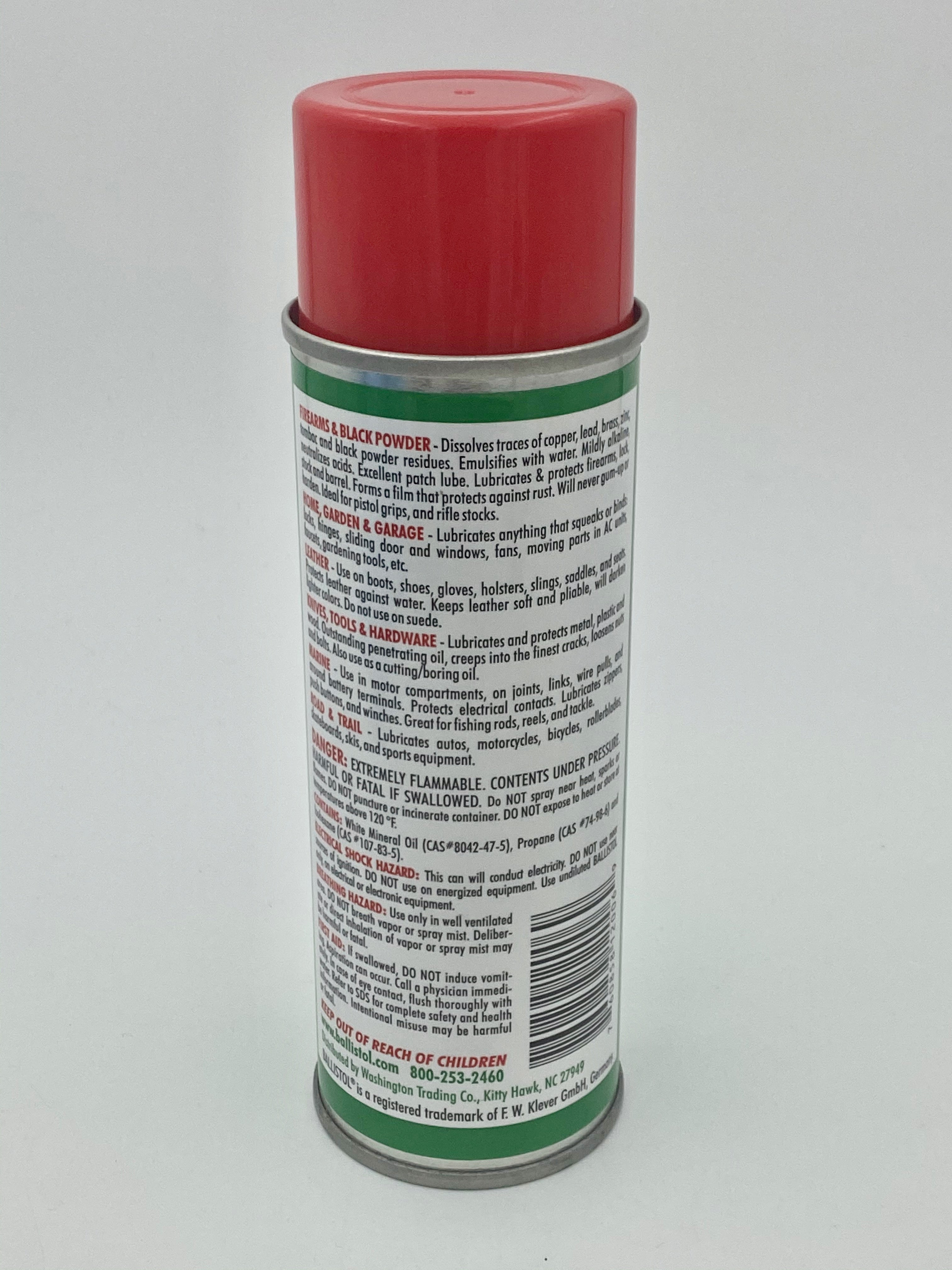 Ballistol Multi-Purpose Oil - Cleans, Lubricates & Protects - 6 oz. Aerosol Can