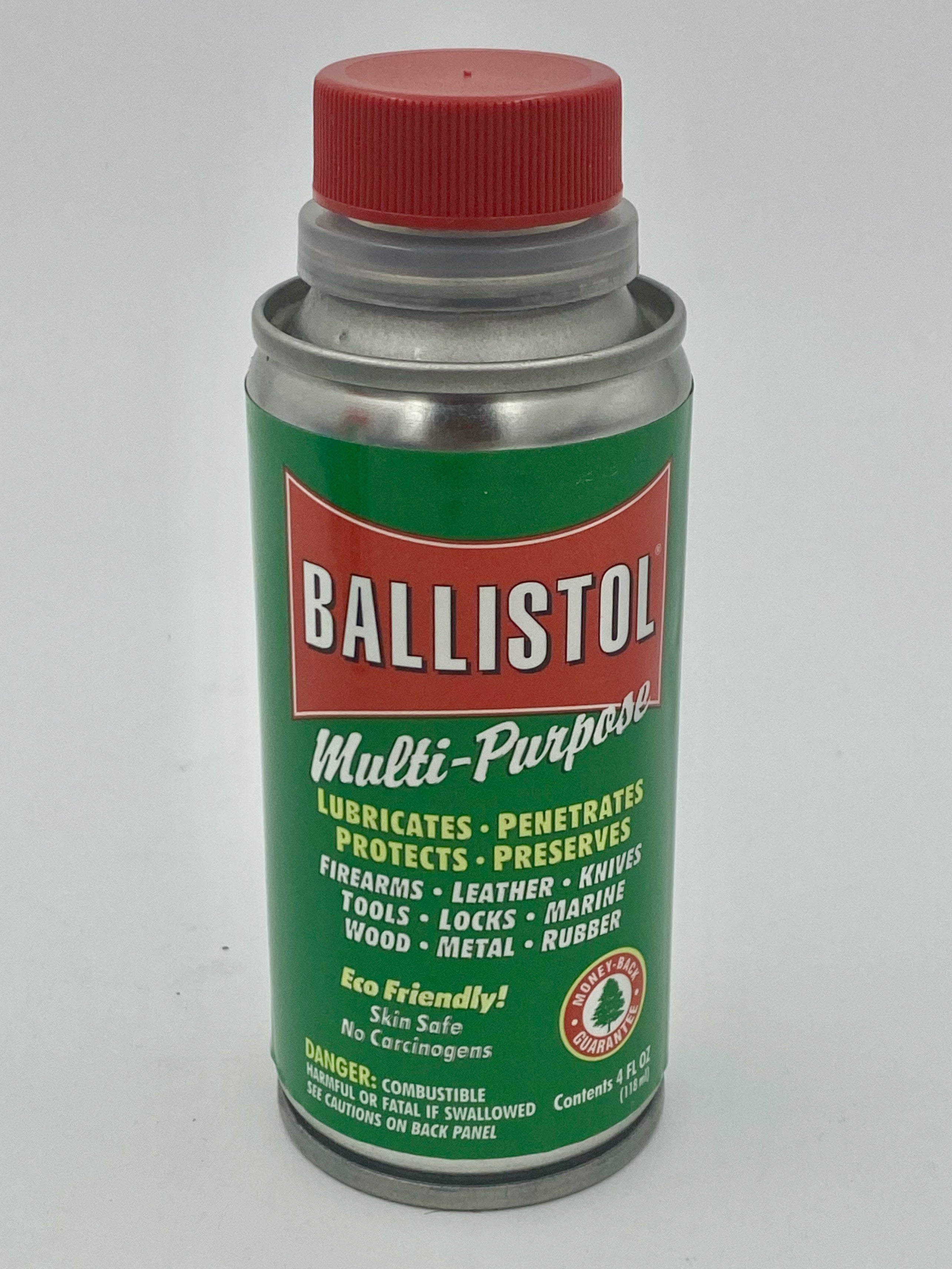 Ballistol Multi-Purpose Oil - Cleans, Lubricates & Protects - 4 fl. oz. Liquid (non-aerosol) Can