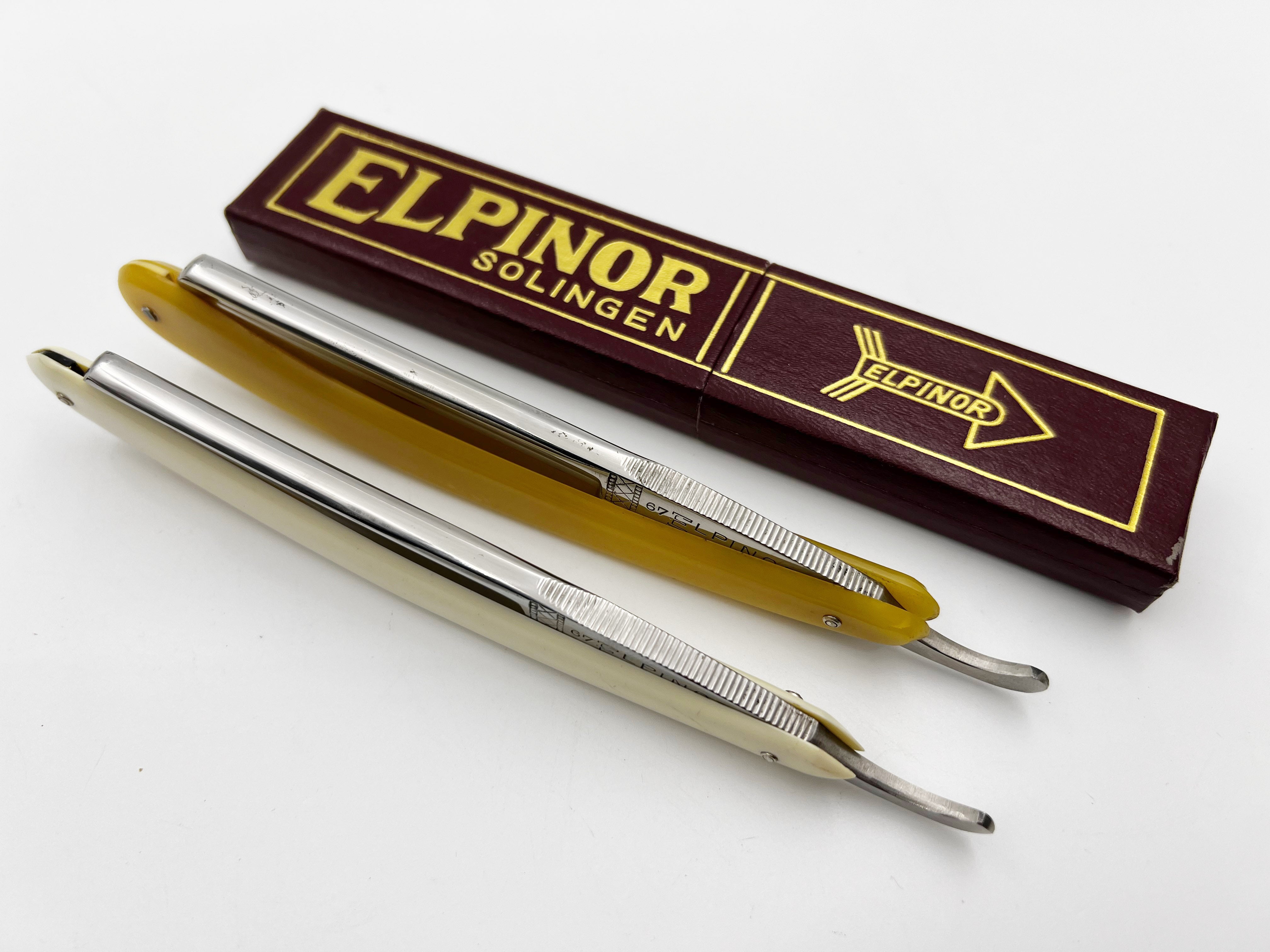 "El Pinor" 67 - RARE NOS 7/8 Full Hollow Vintage Straight Razors