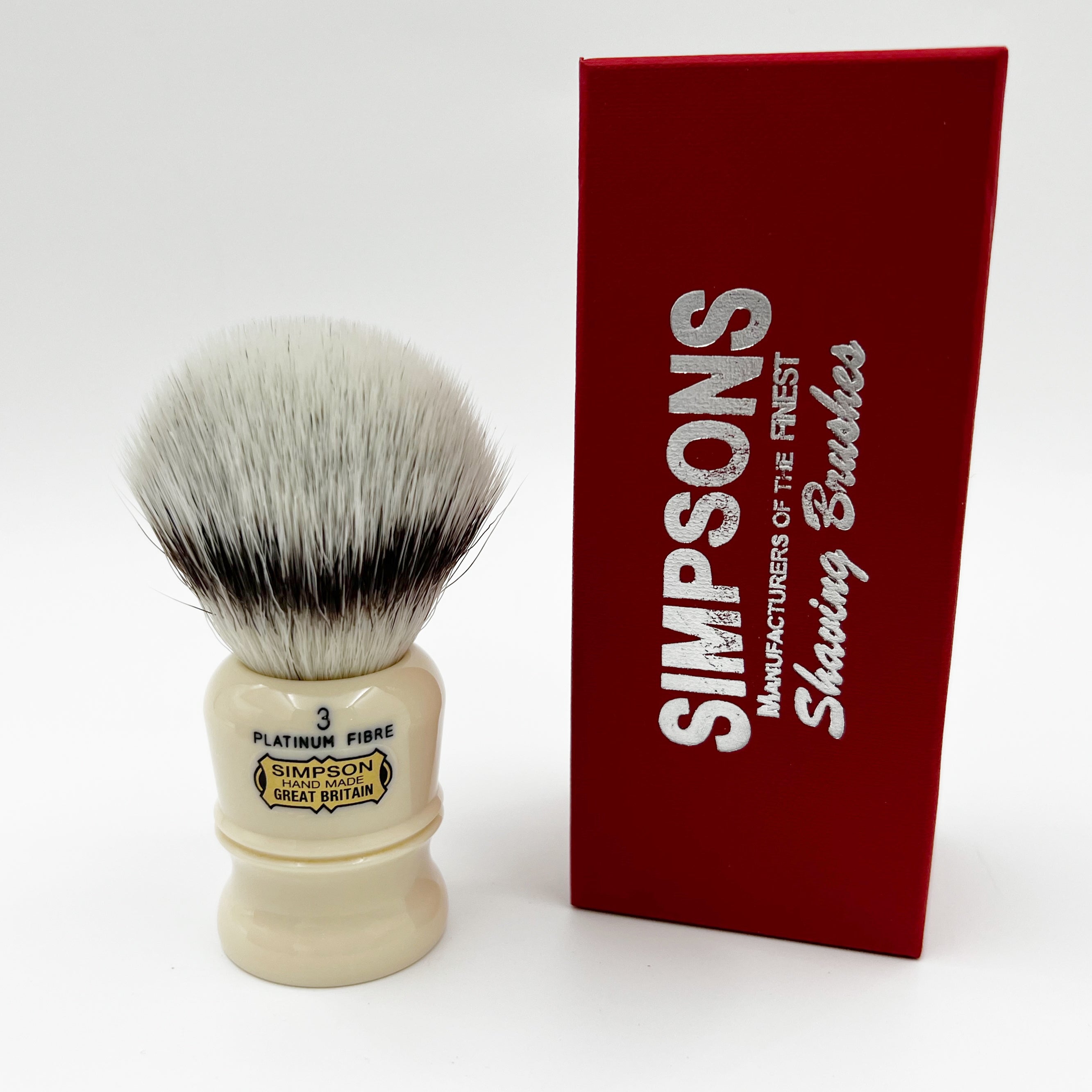 Simpson Duke 3 Platinum Synthetic Bristle Shaving Brush