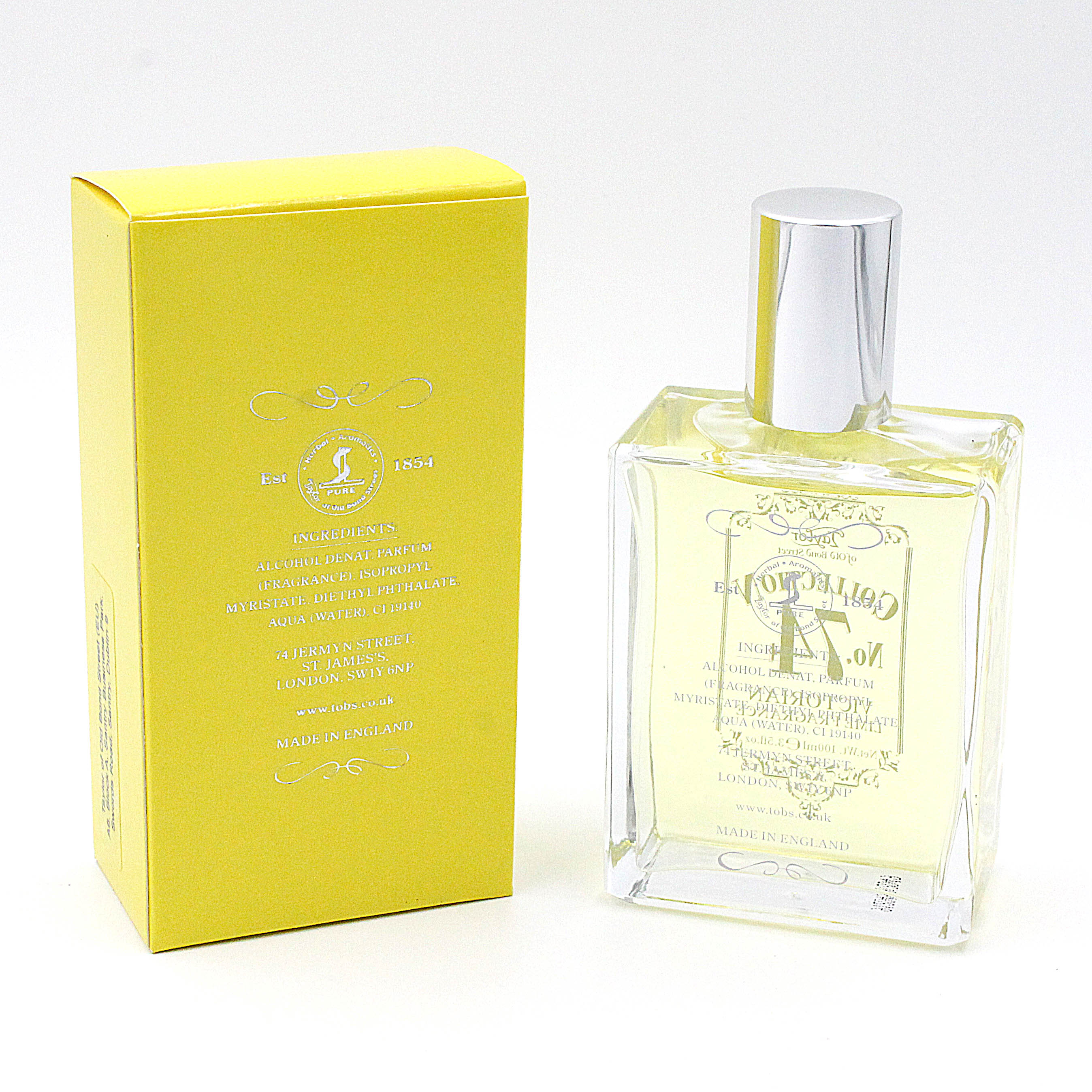 Taylor of Old Bond Street Luxury No. 74 Victorian Lime Cologne - 100ml (3.3 fl. oz)