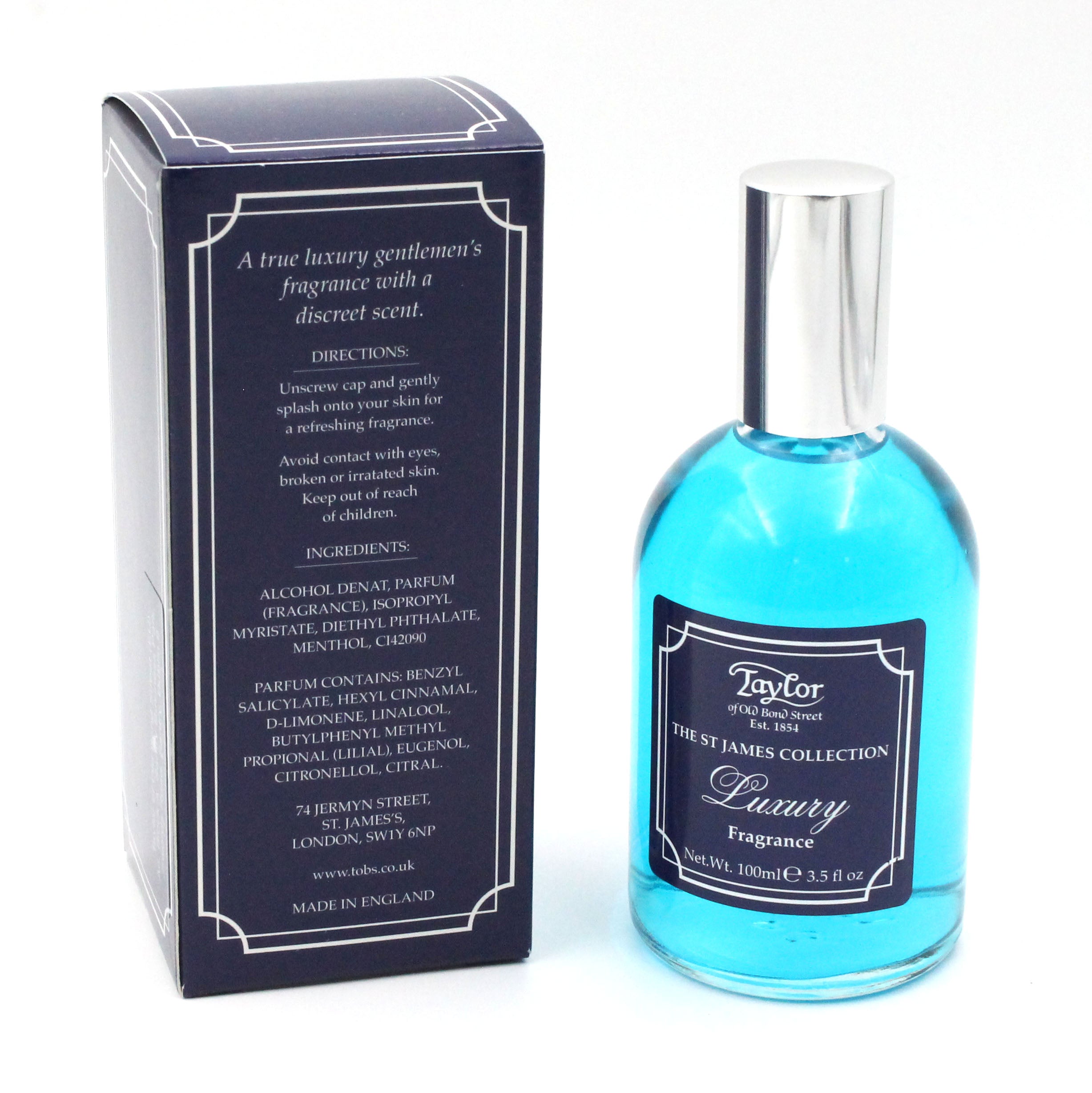 Taylor of Old Bond Street St. James Collection Luxury Cologne - 100ml (3.3 fl. oz)