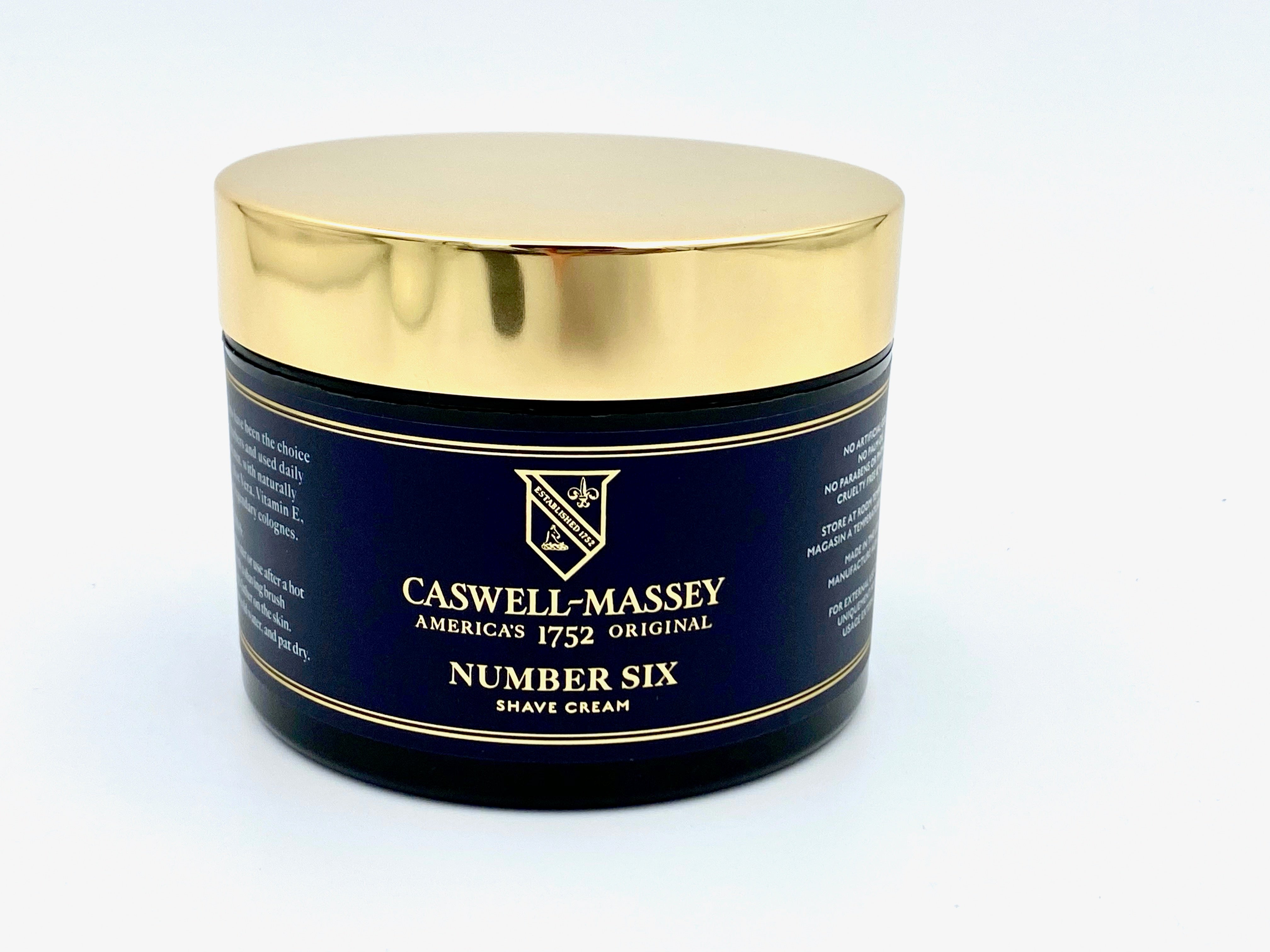 Caswell Massey Number Six Luxury Shaving Cream in Jar - 226g (8 oz)