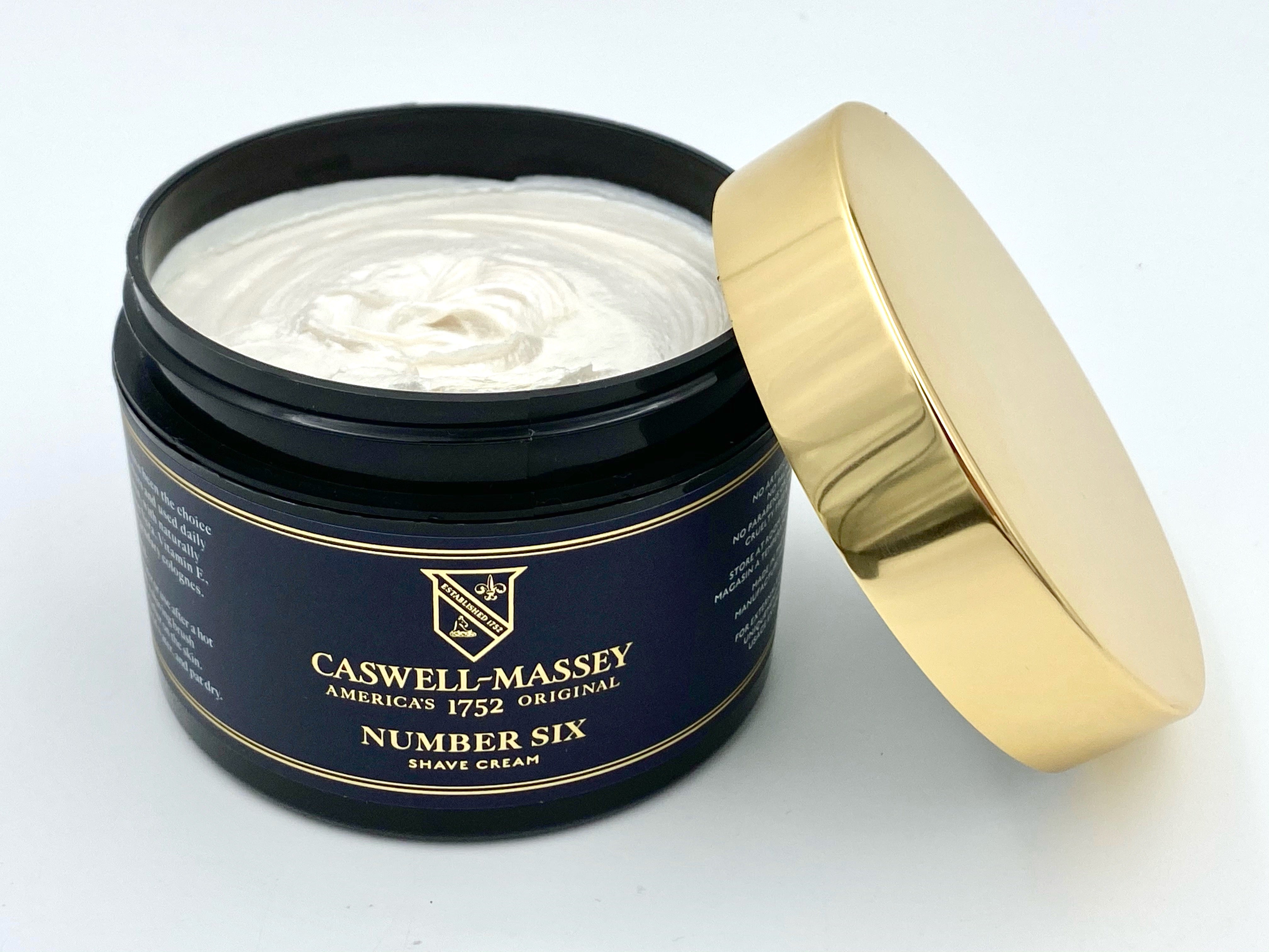 Caswell Massey Number Six Luxury Shaving Cream in Jar - 226g (8 oz)