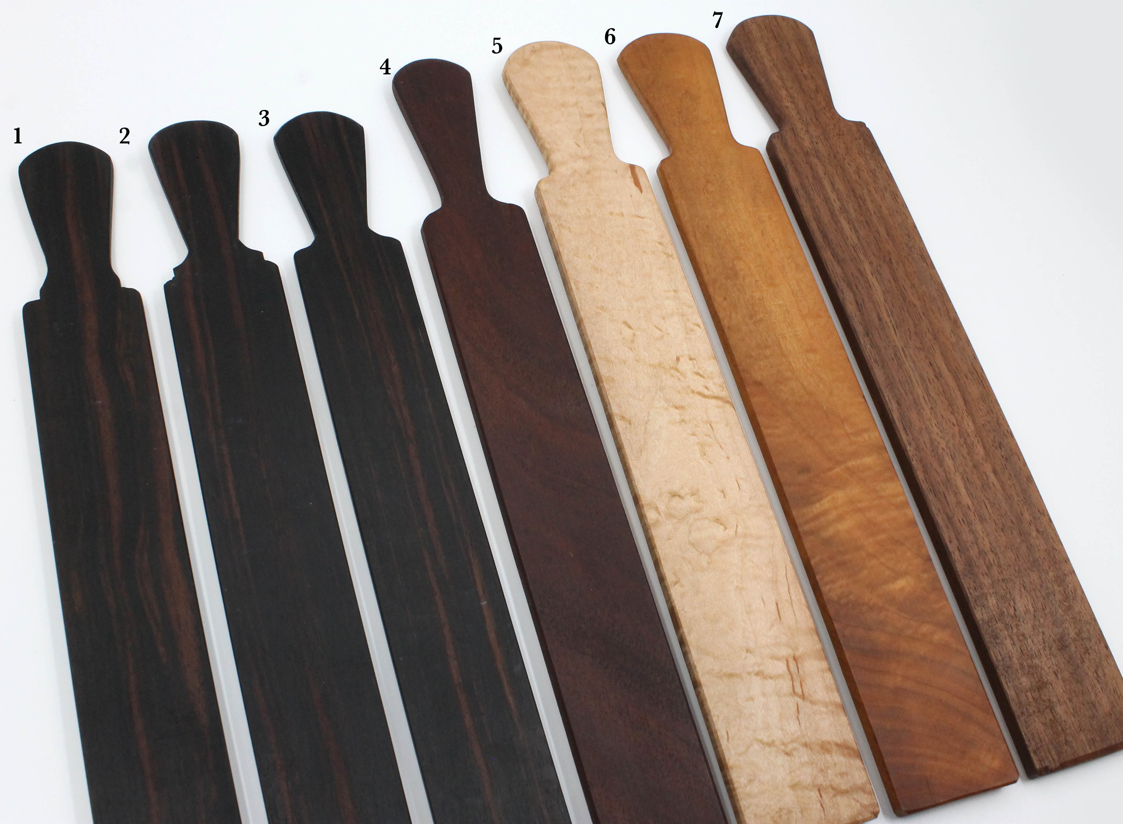 GSG Shell Cordovan & Fine Hardwood Paddle Strops Group 1 - CHOOSE YOUR STROP