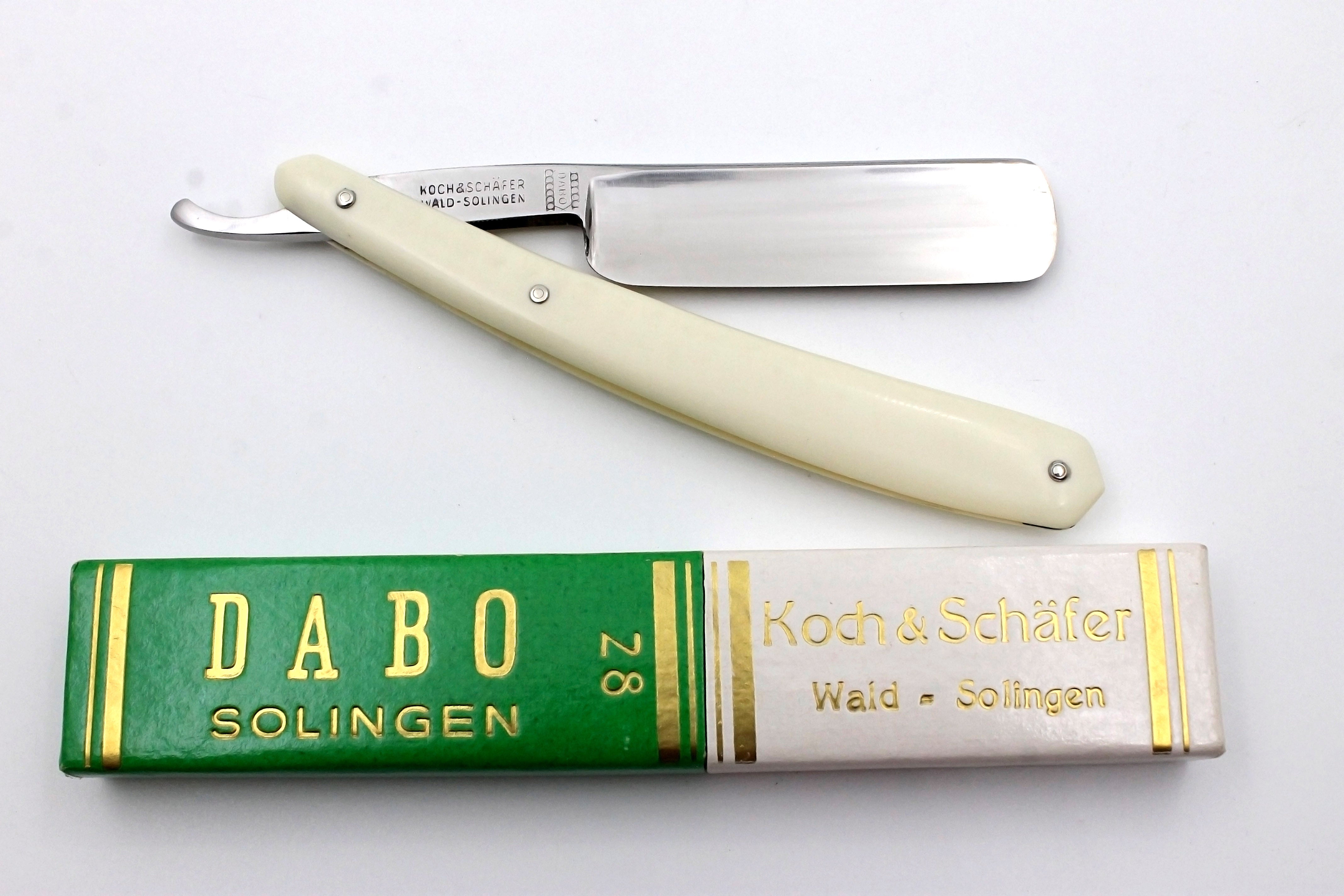 "Dabo" 28 - RARE NOS 6/8 Full Hollow Vintage Straight Razor