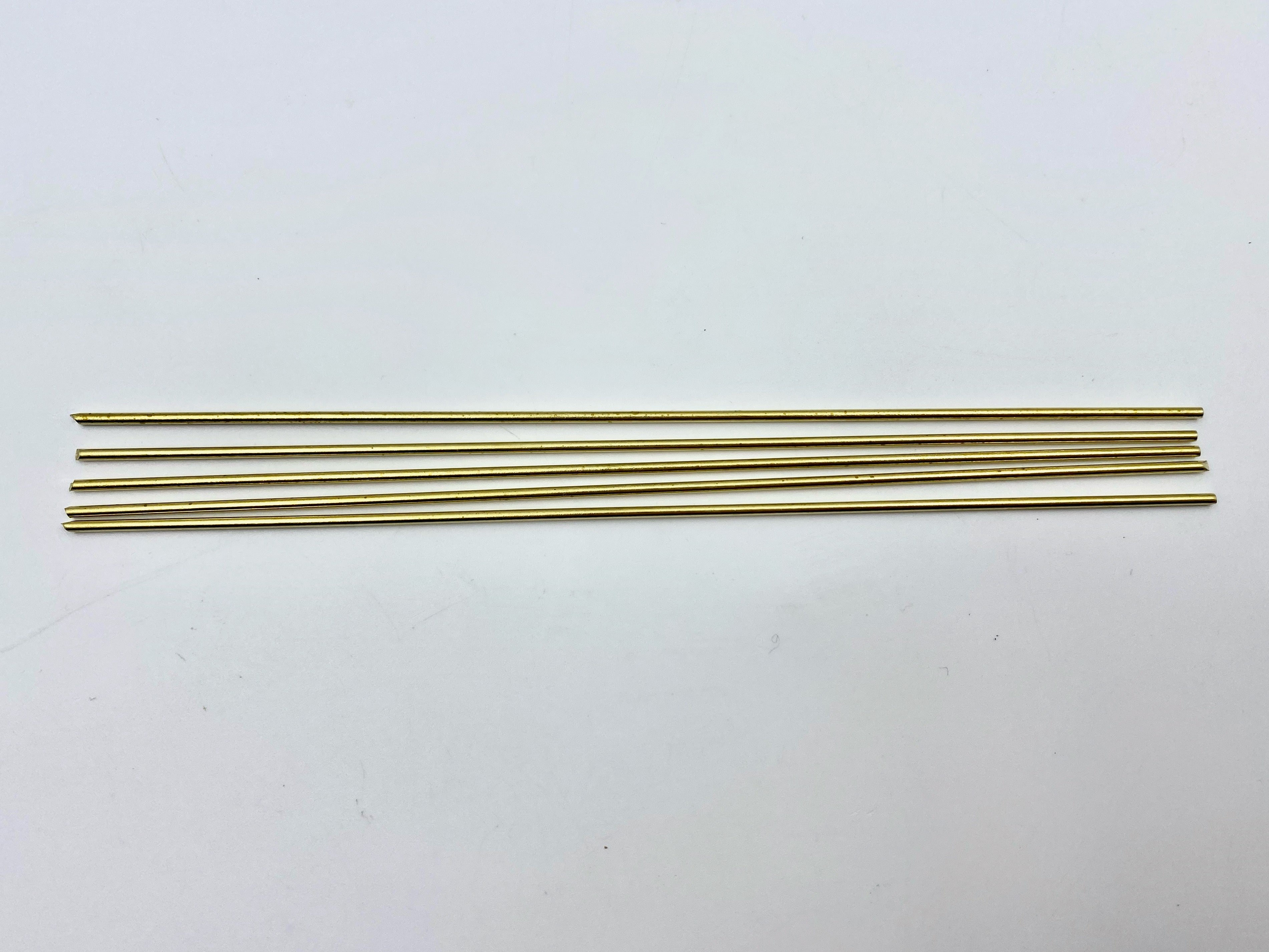 Straight Razor Pinning Rod - 1/16in. Diameter x 6in. length - Brass