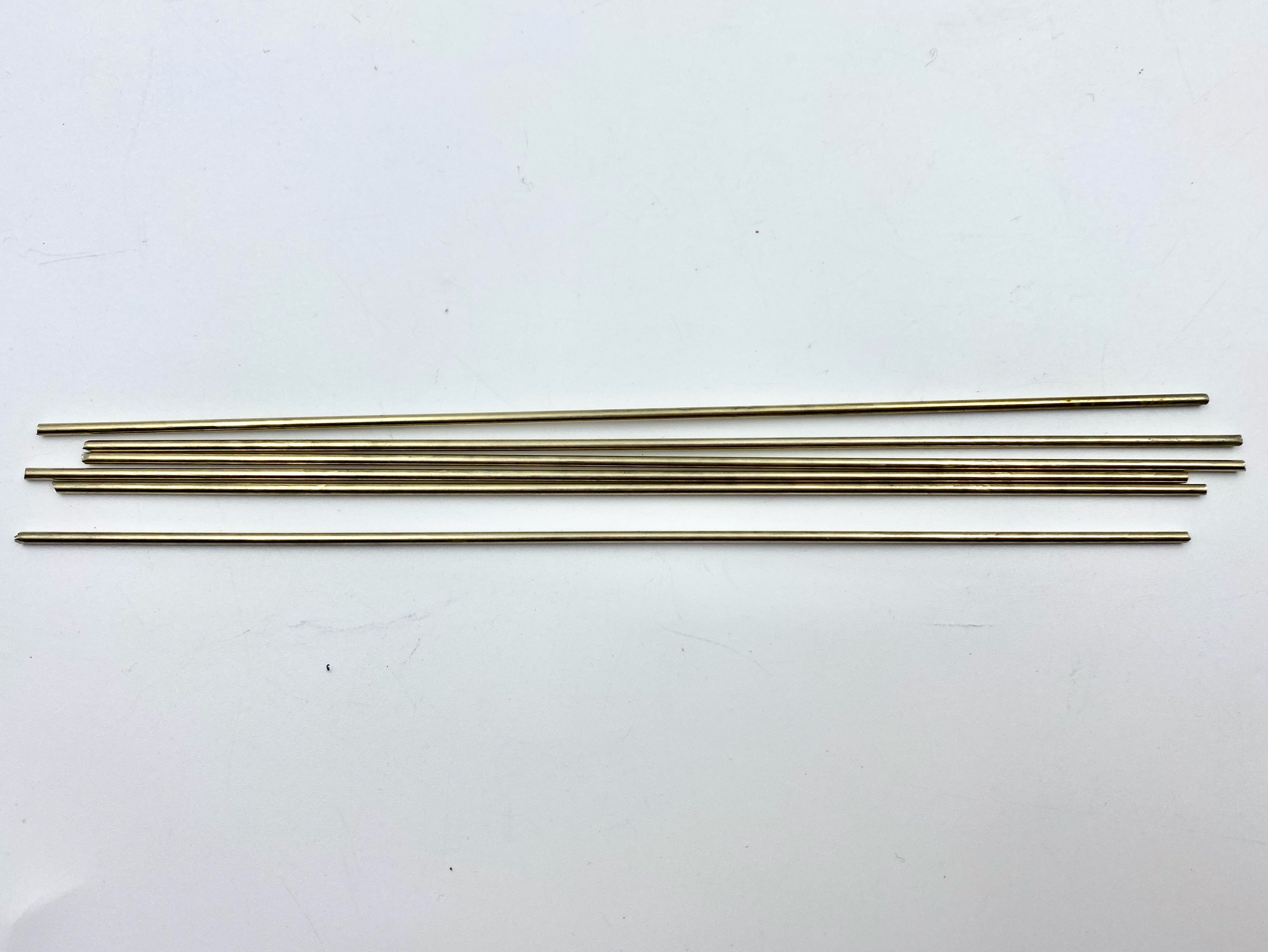 Straight Razor Pinning Rod - 1/16in. Diameter x 6in. length - Nickel Silver