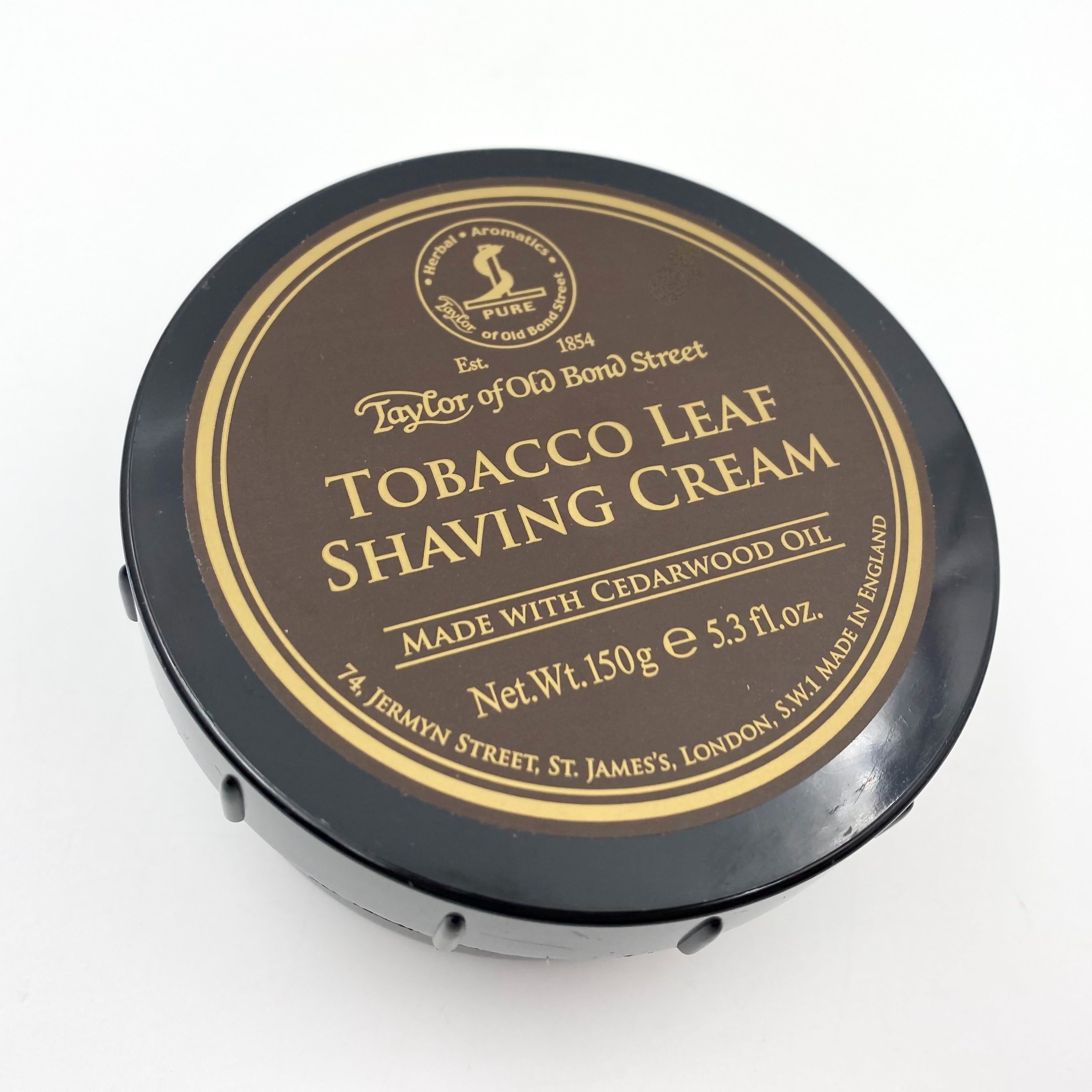 Taylor of Old Bond Street Tobacco Leaf Shaving Cream Bowl 150g (5.3 oz)