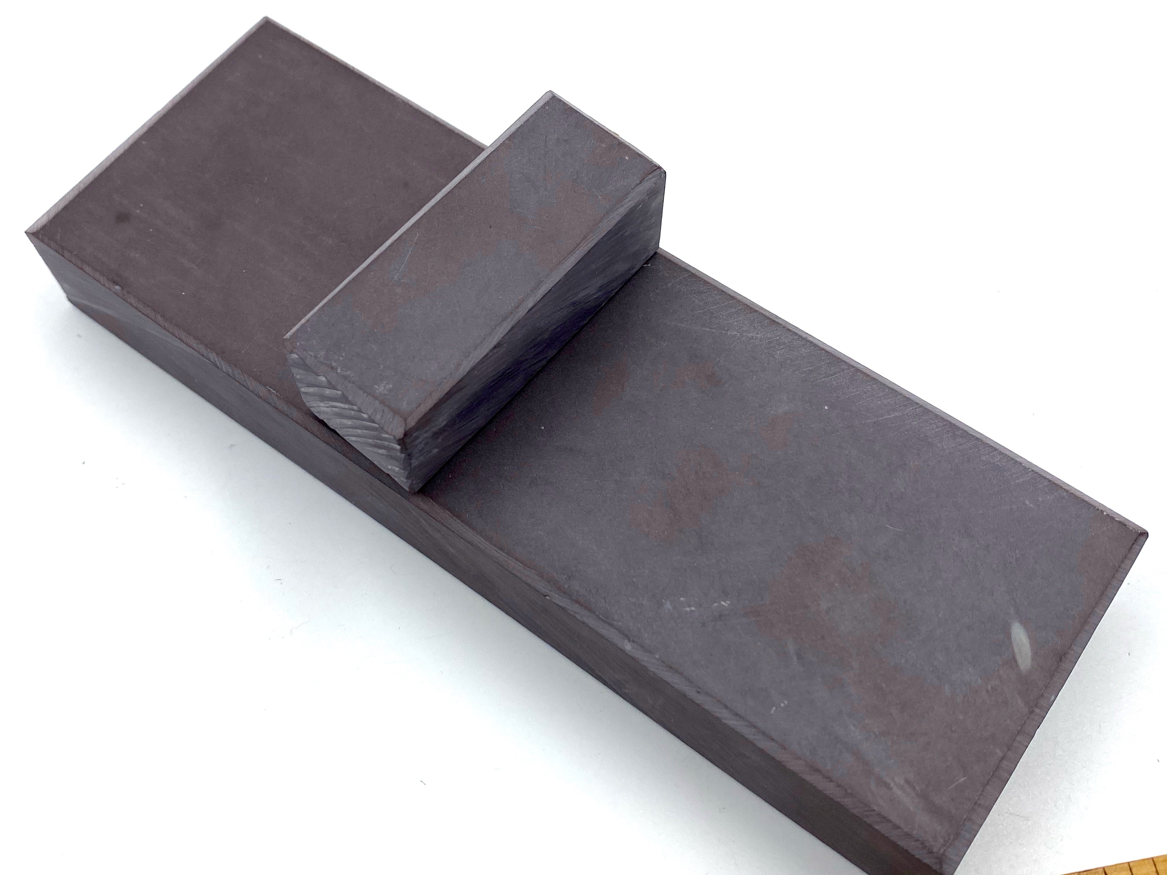 Pierre "La Lune" - 150x50mm (6x2") -French Fine Finishing Razor Hone Sharpening Stone with Slurry Stone