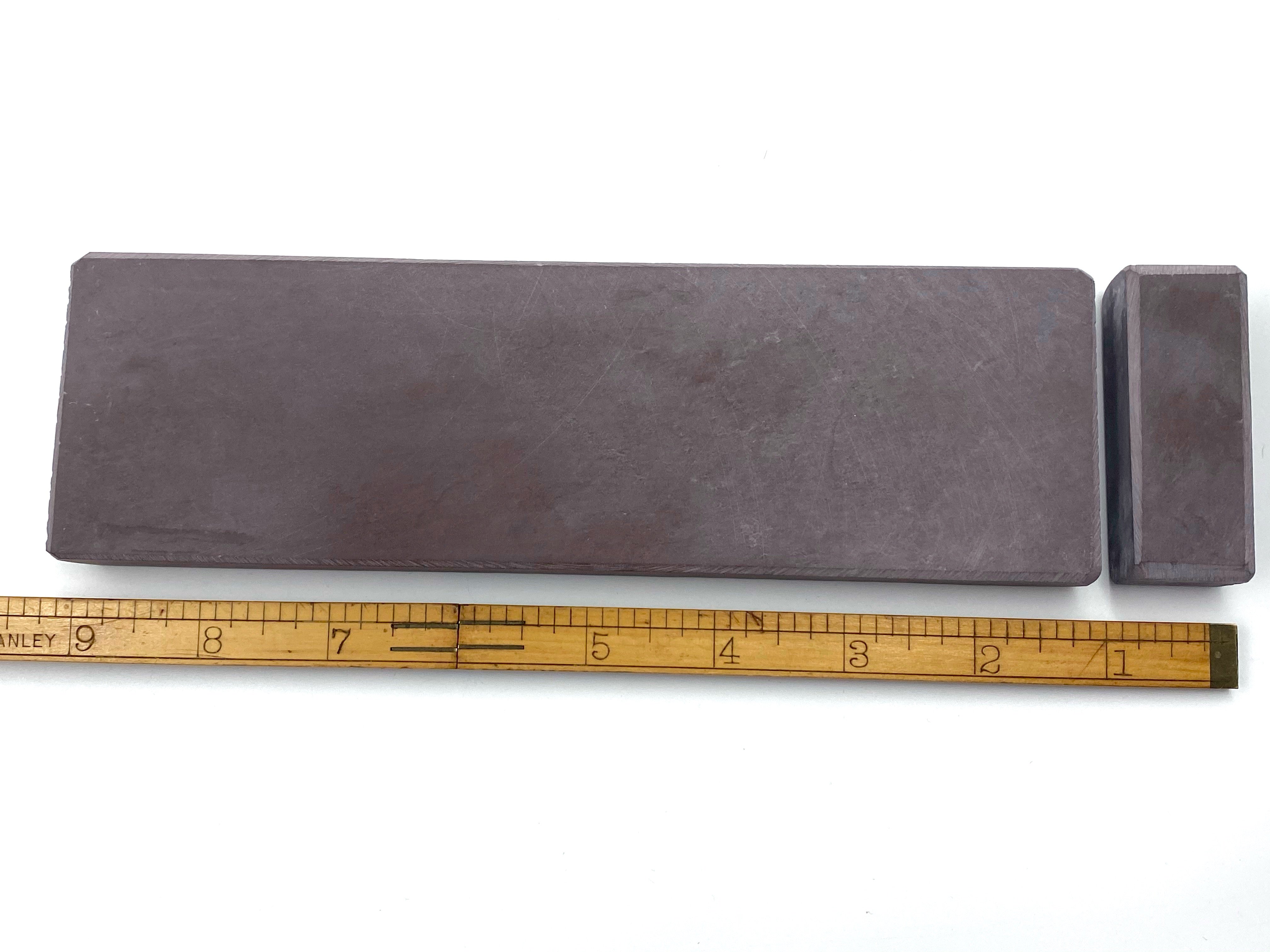 Pierre "La Lune" - 200x60mm (8x2.25") -French Fine Finishing Razor Hone Sharpening Stone with Slurry Stone