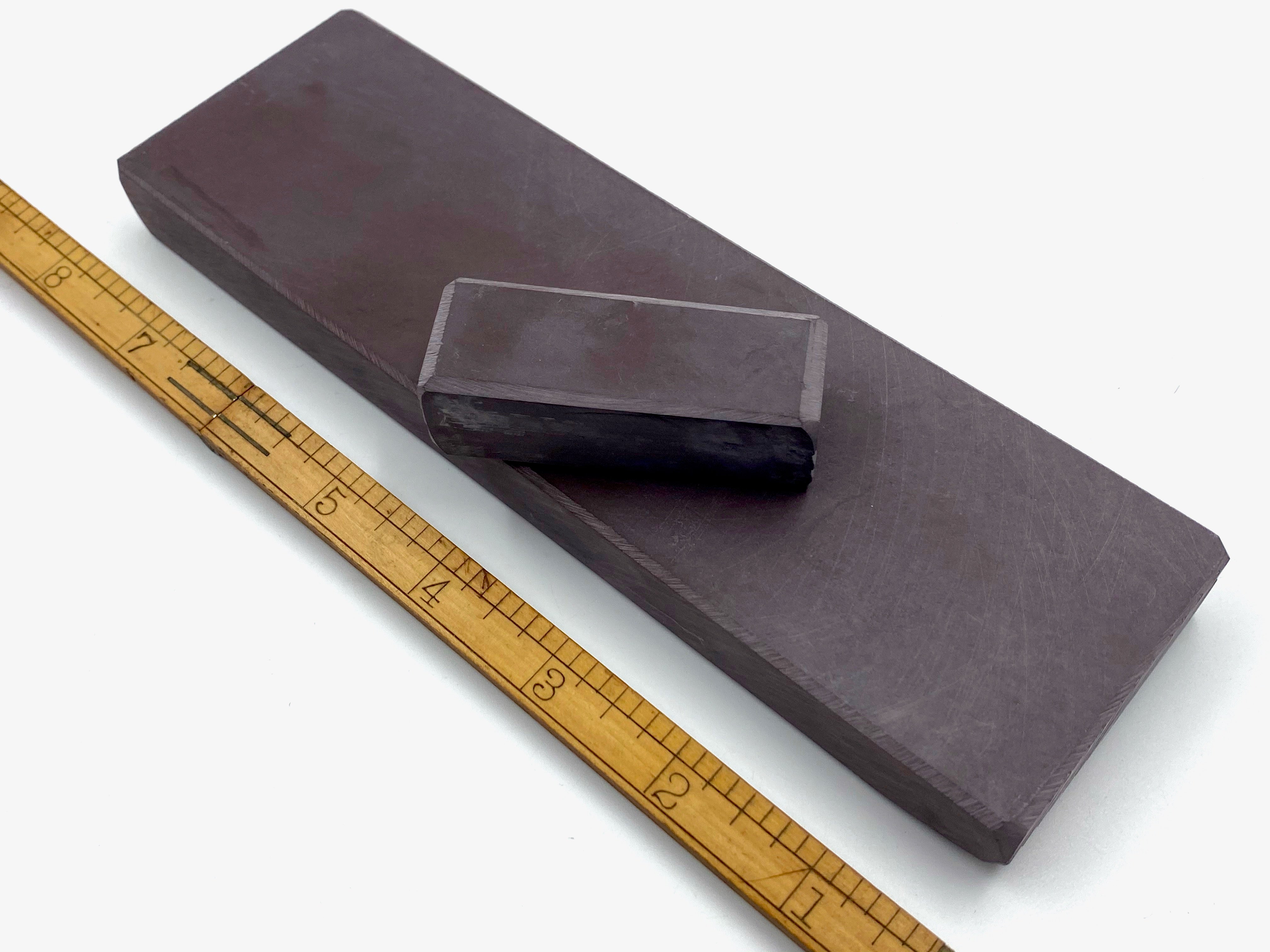 Pierre "La Lune" - 200x60mm (8x2.25") -French Fine Finishing Razor Hone Sharpening Stone with Slurry Stone