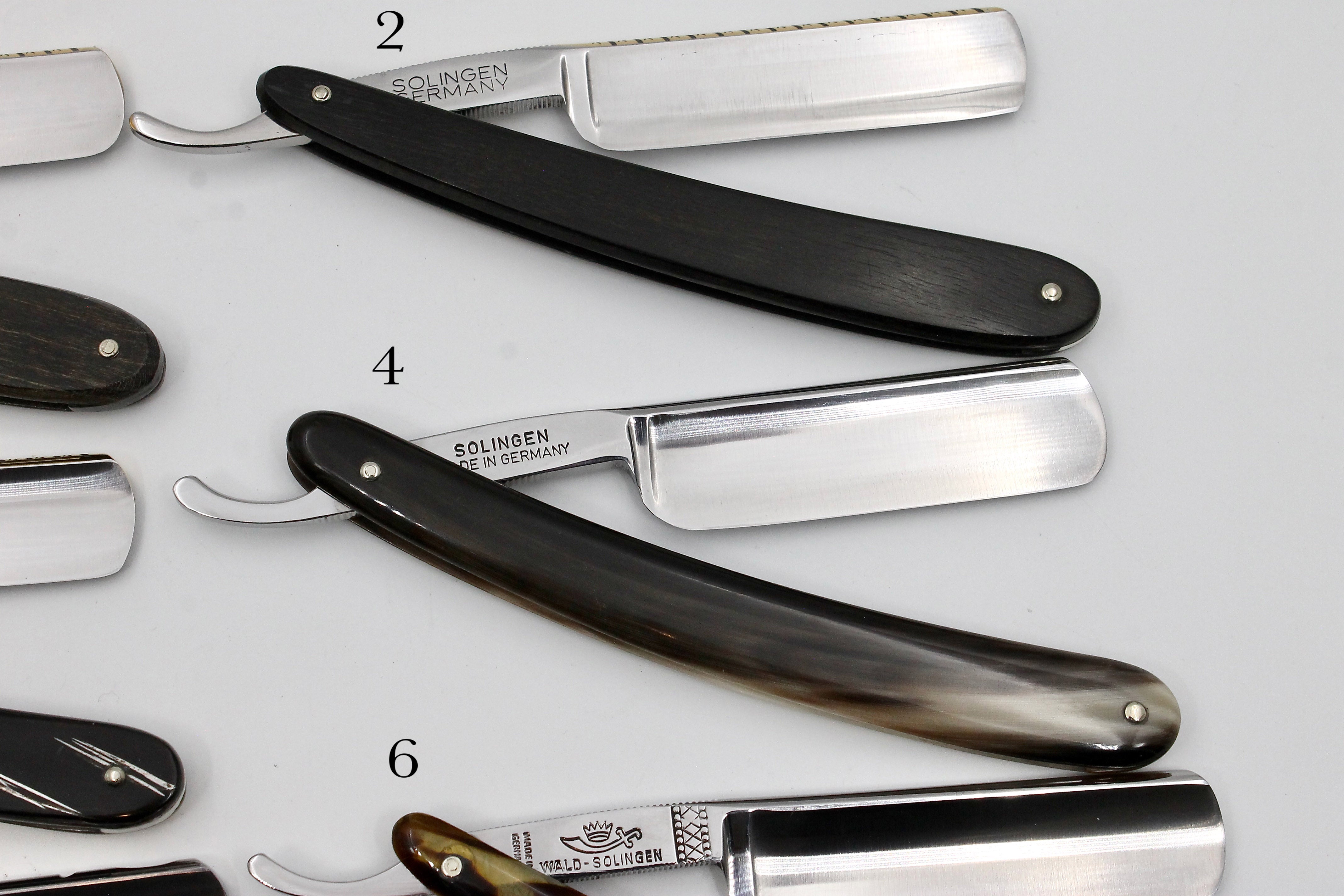 Addresso Razors by Werner Breidenbach- New 6/8 Straight Razors - CHOOSE YOUR RAZOR