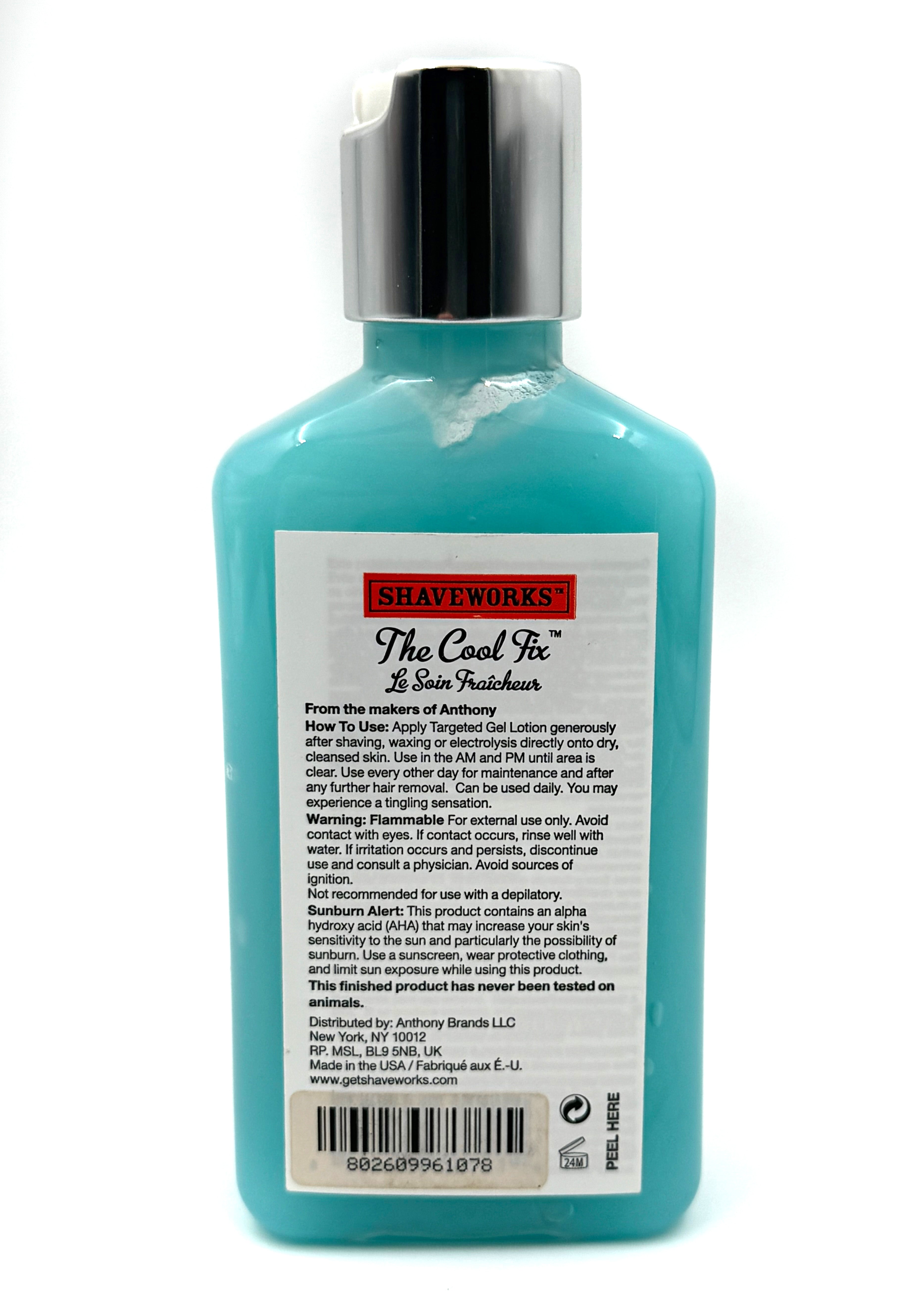 Gel après-rasage The Cool Fix de Shaveworks – 156 ml