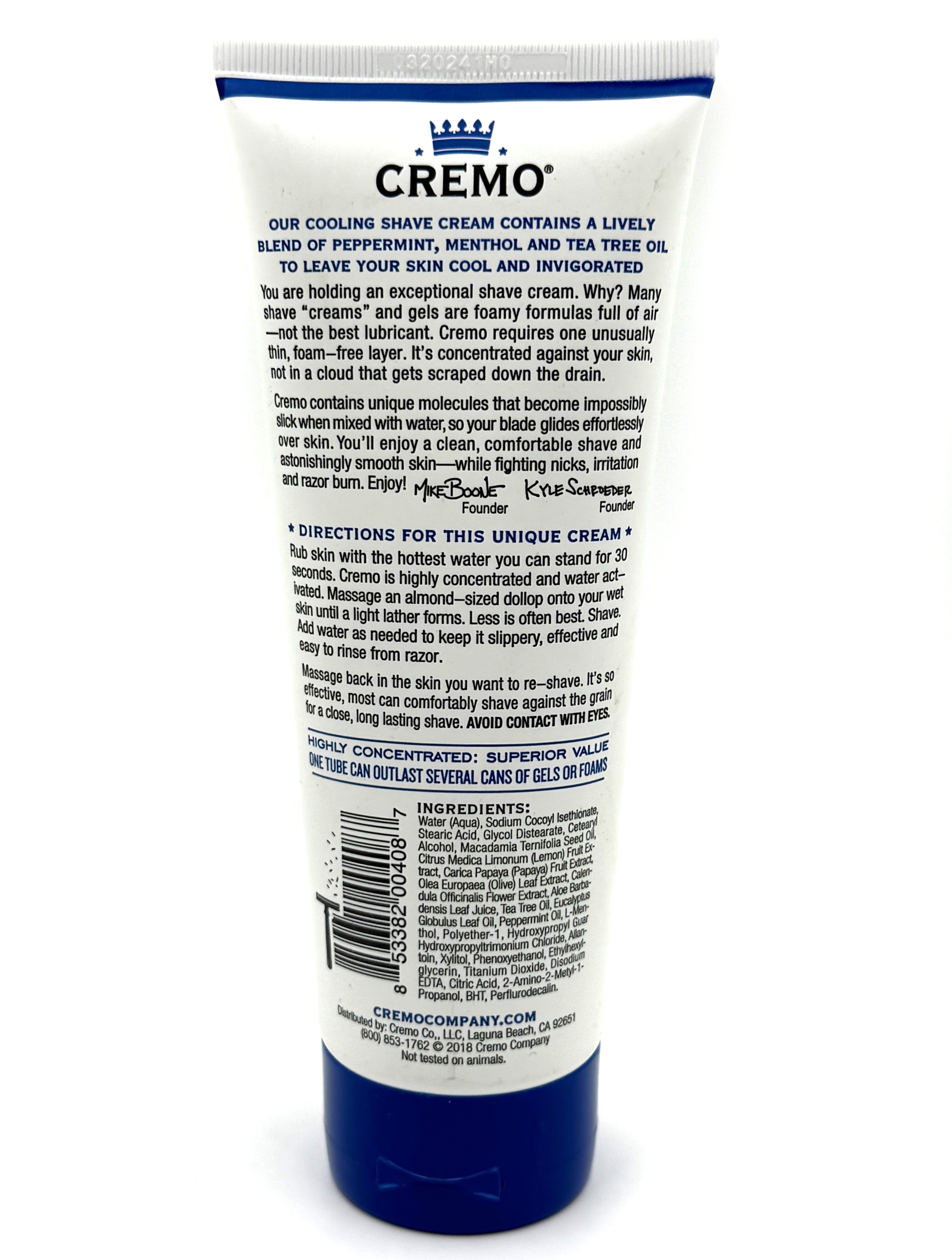 Cremo Kühlende Rasiercreme 6 fl. oz. (177ml) 