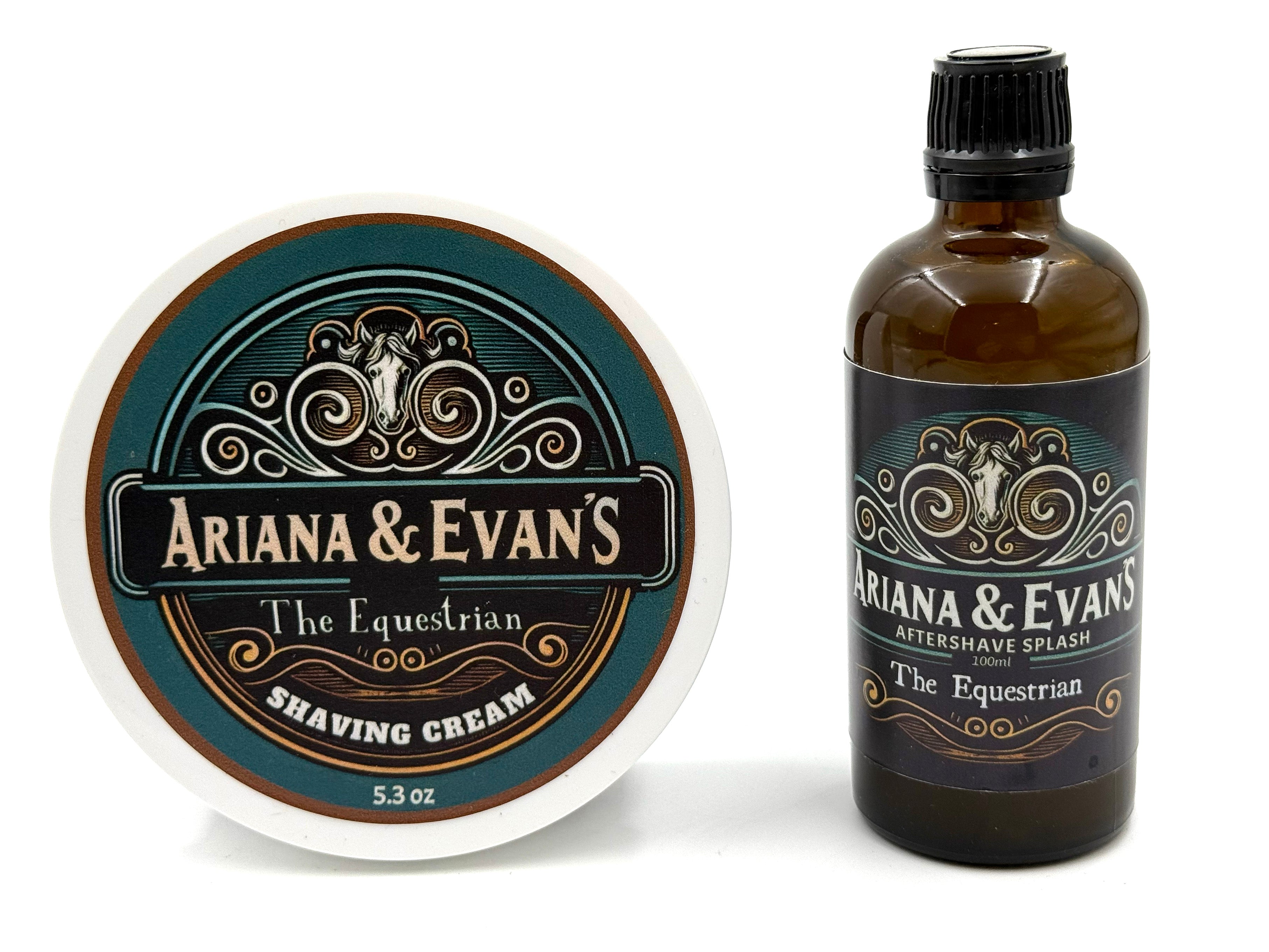 Ariana & Evans - The Equestrian Shaving Soap and Aftershave Splash