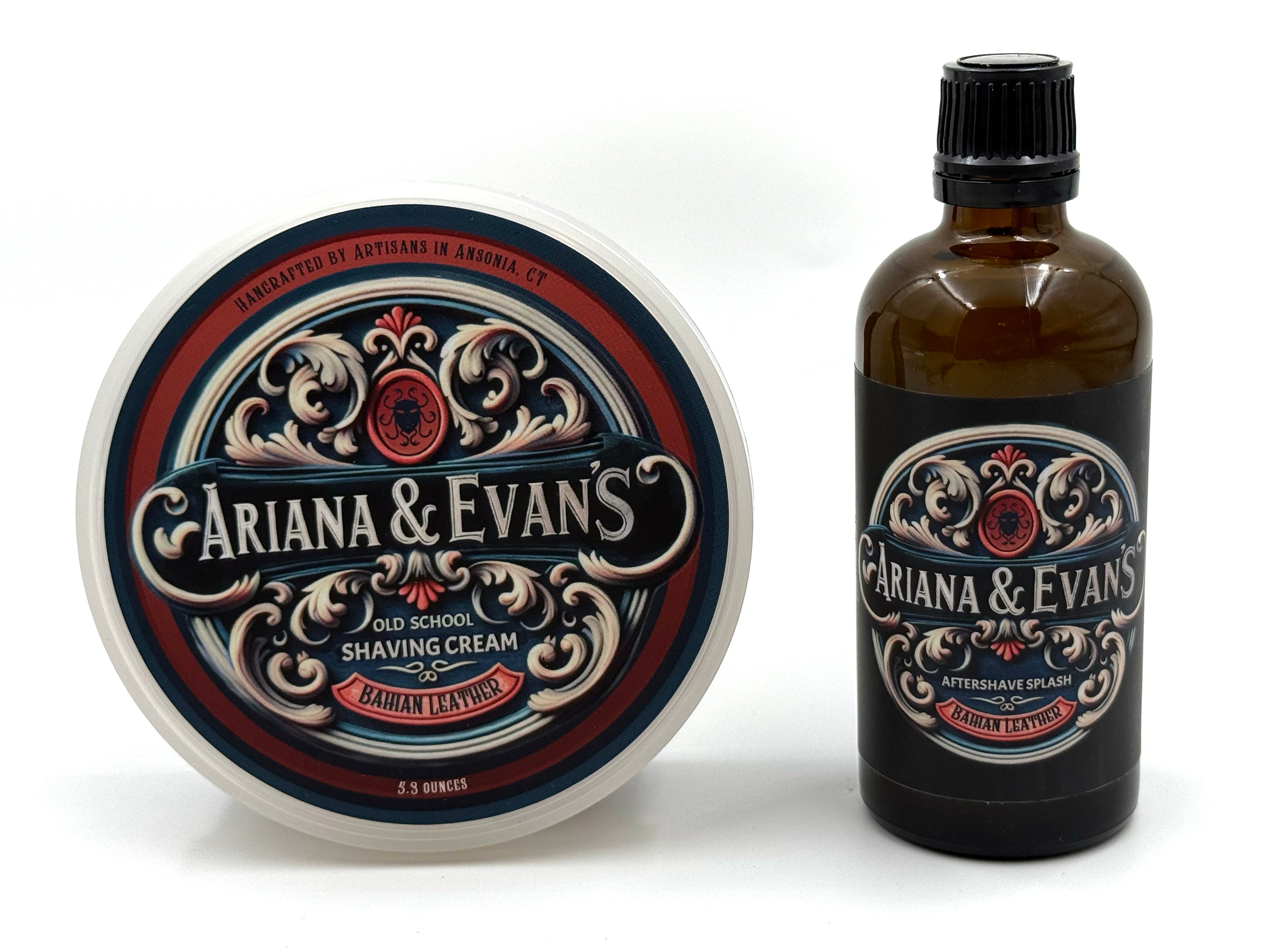 Ariana & Evans - Bahian Leather Shaving Soap and Aftershave Splash