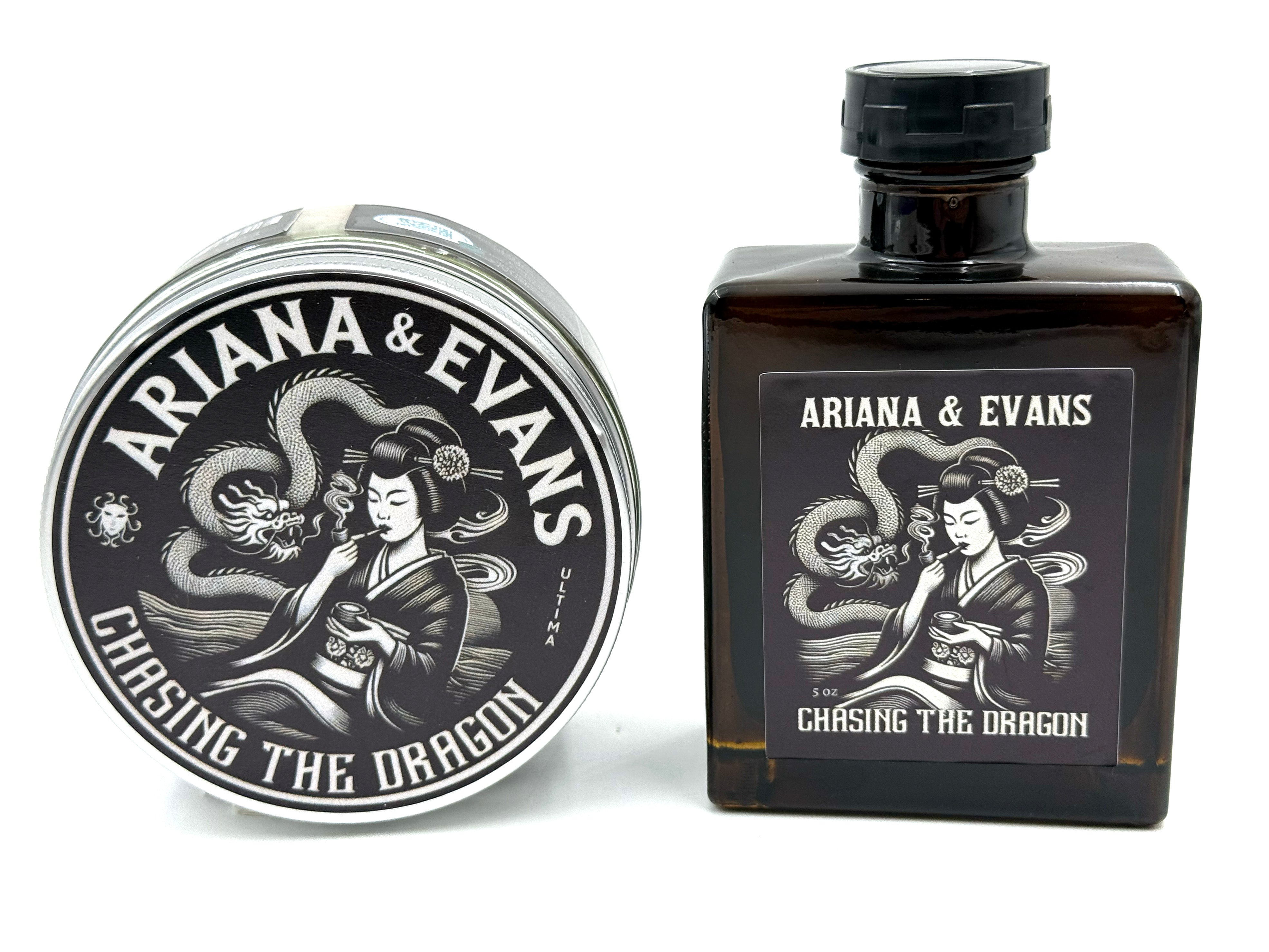 Ariana & Evans - Chasing The Dragon Shaving Soap and Aftershave Splash