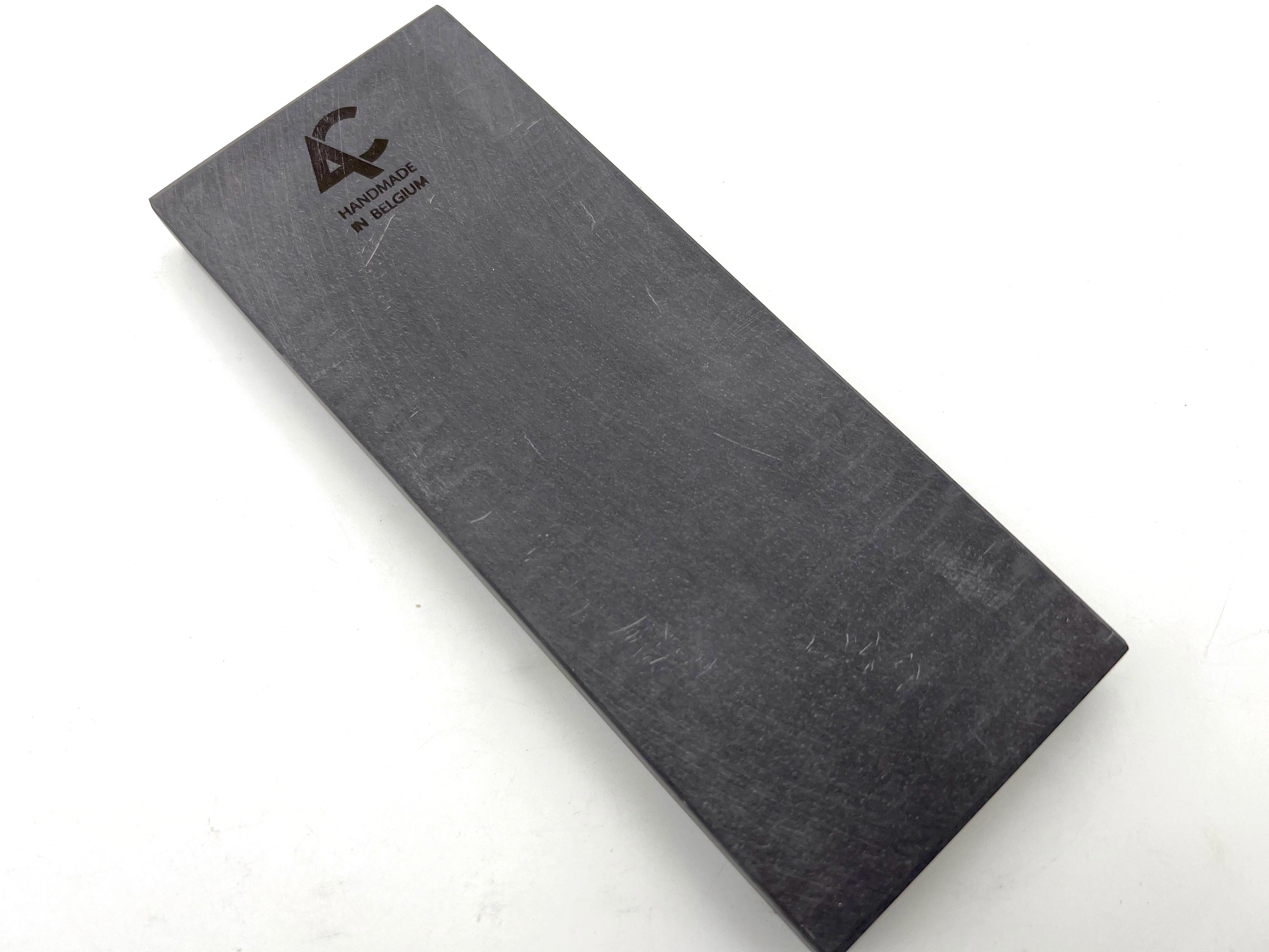 Belgian Blue Whetstone - 200 x 80mm (8x3.15") Natural Straight Razor Sharpening Hone Stone with Slurry Stone