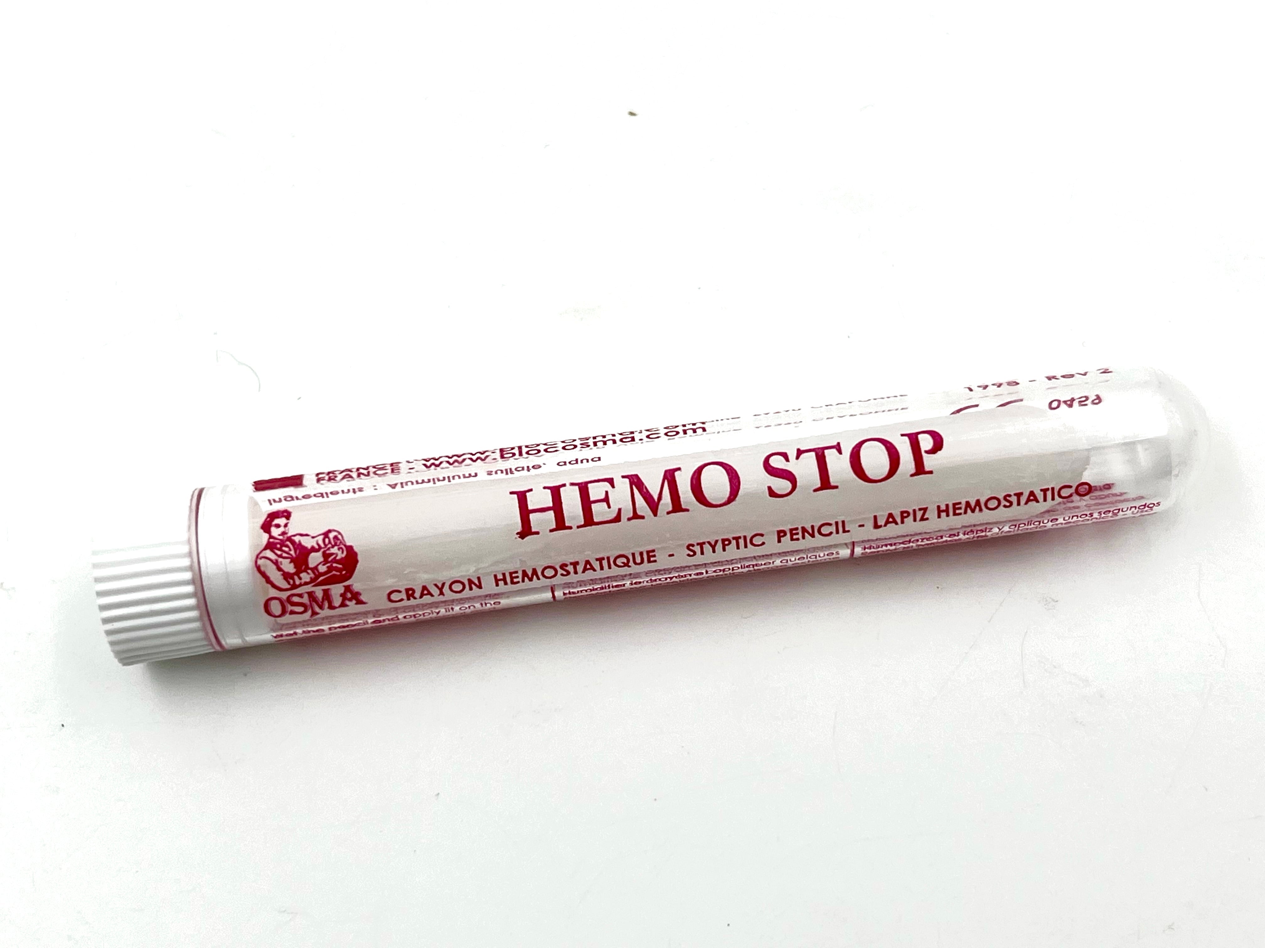 OSMA Hemostatic Nick Stop Styptic Pencil - Potassium Alum 12 gr