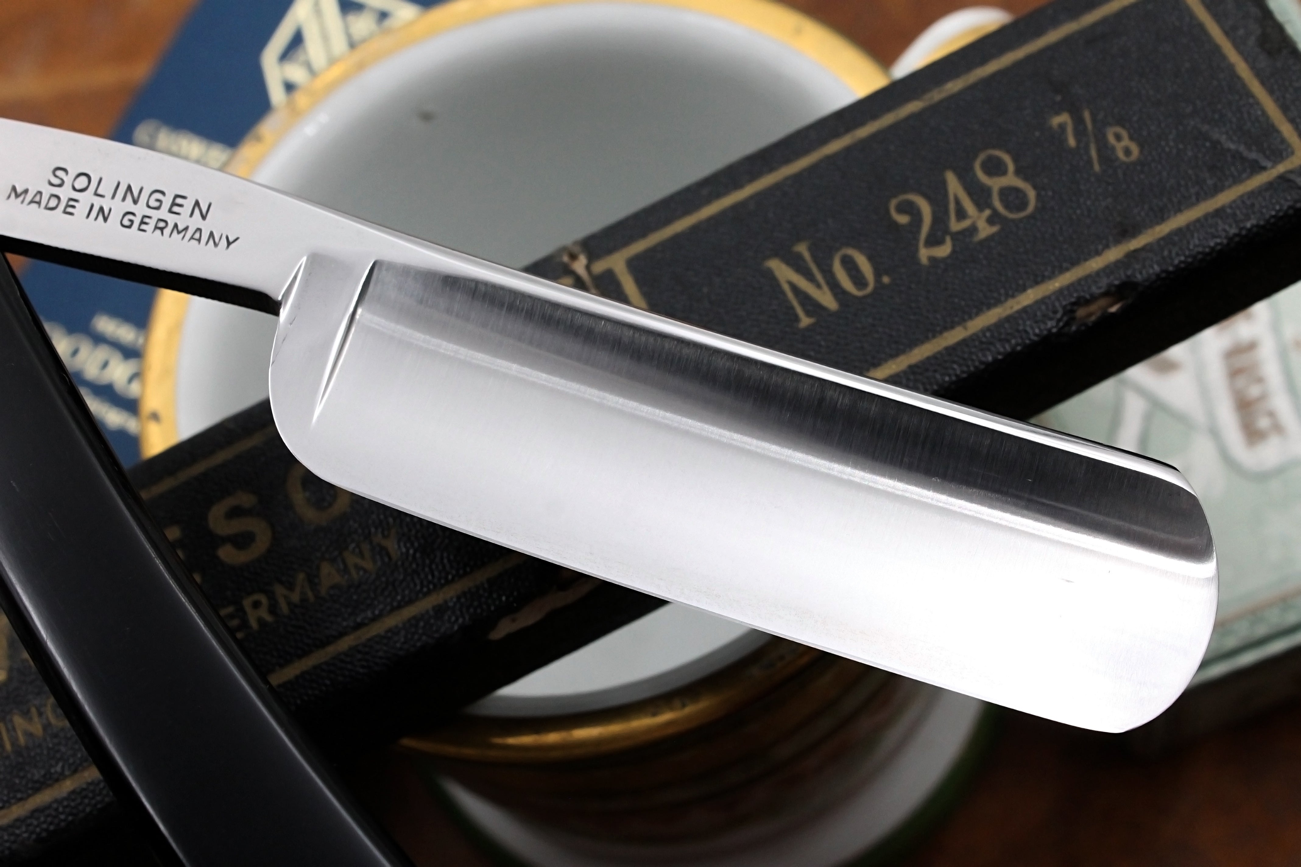 Kabeso No. 248 - 15/16 Full Hollow Blade - Excellent Restored Vintage Solingen Straight Razor - Shave Ready