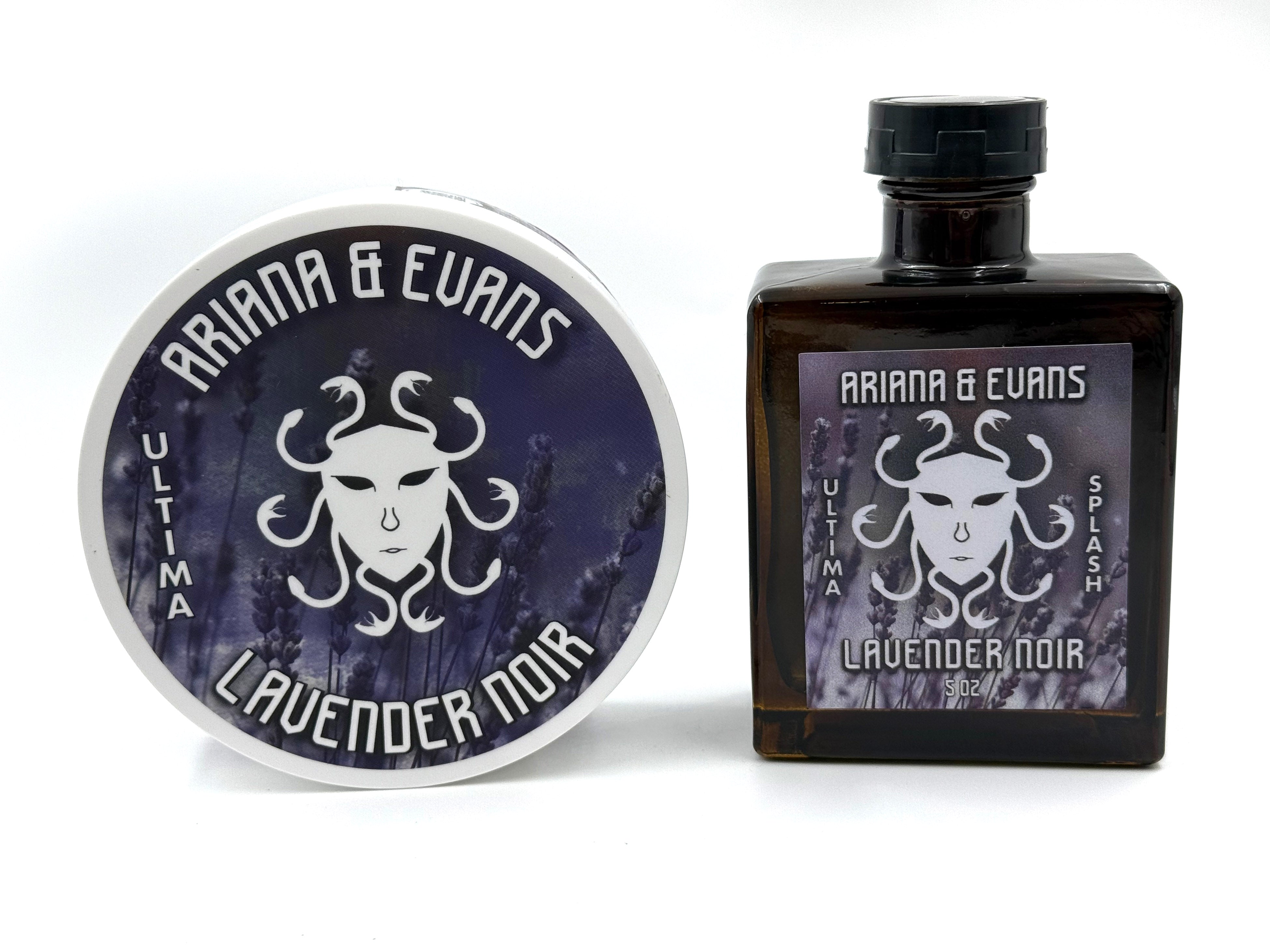 Ariana & Evans - Lavender Noir Shaving Soap and Aftershave Splash